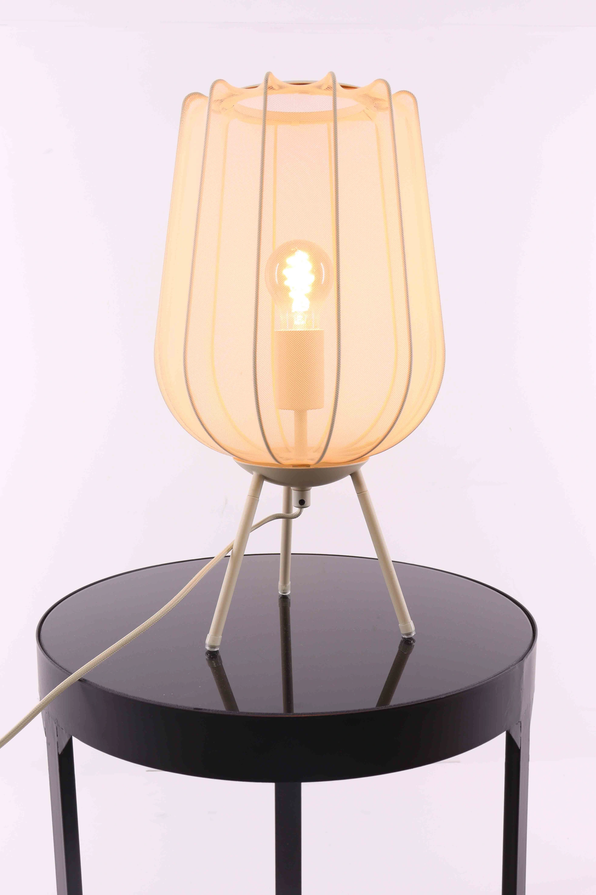 Tafellamp Plumee - zand gaas stof - 45cm hoog 44601