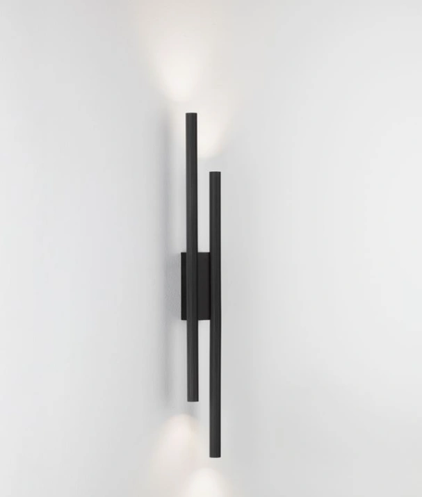LED wandlamp Sandy Black 60 cm | Instelbare lichtkleur & Triac dimbaar SW10518