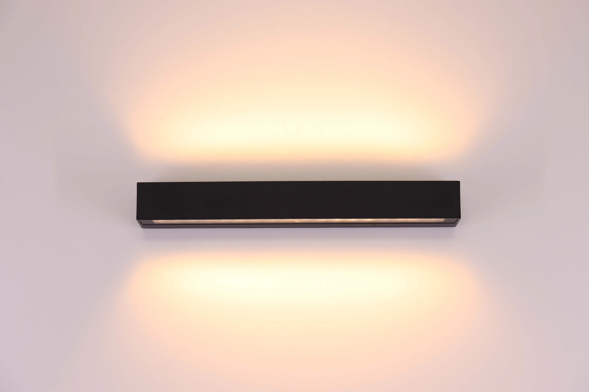 Wandlamp strak dip-switch - Zwart - 50cm IP65  46676