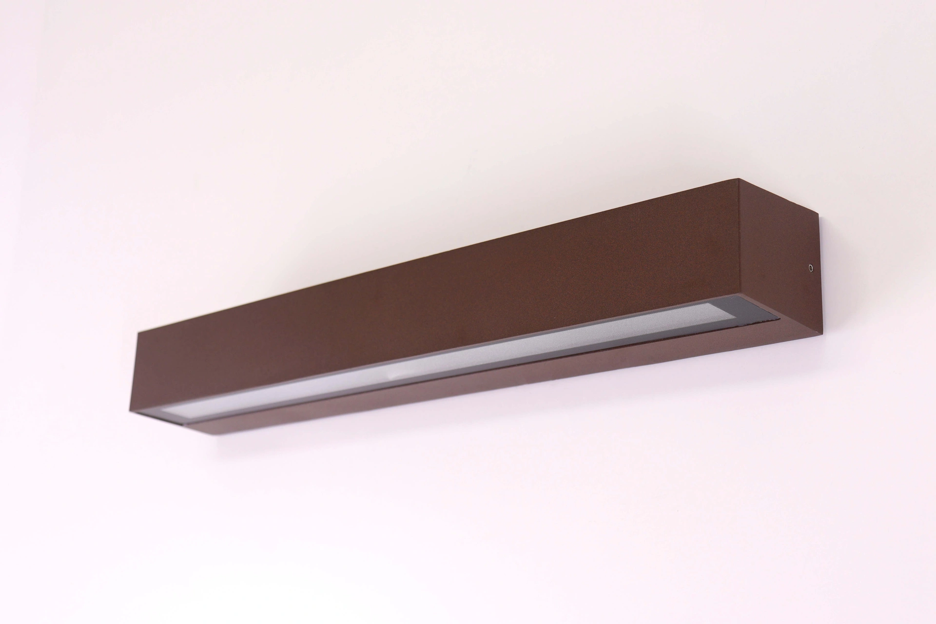 Wandlamp strak dip-switch - roest bruin - 50cm IP65 46679
