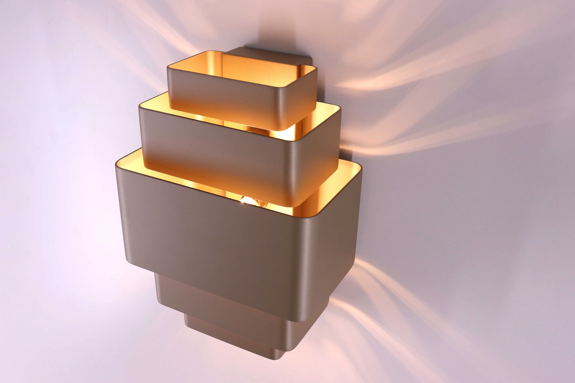 Wandlamp Layers - Champagne - 3  x G9 -  28cm hoog 46363