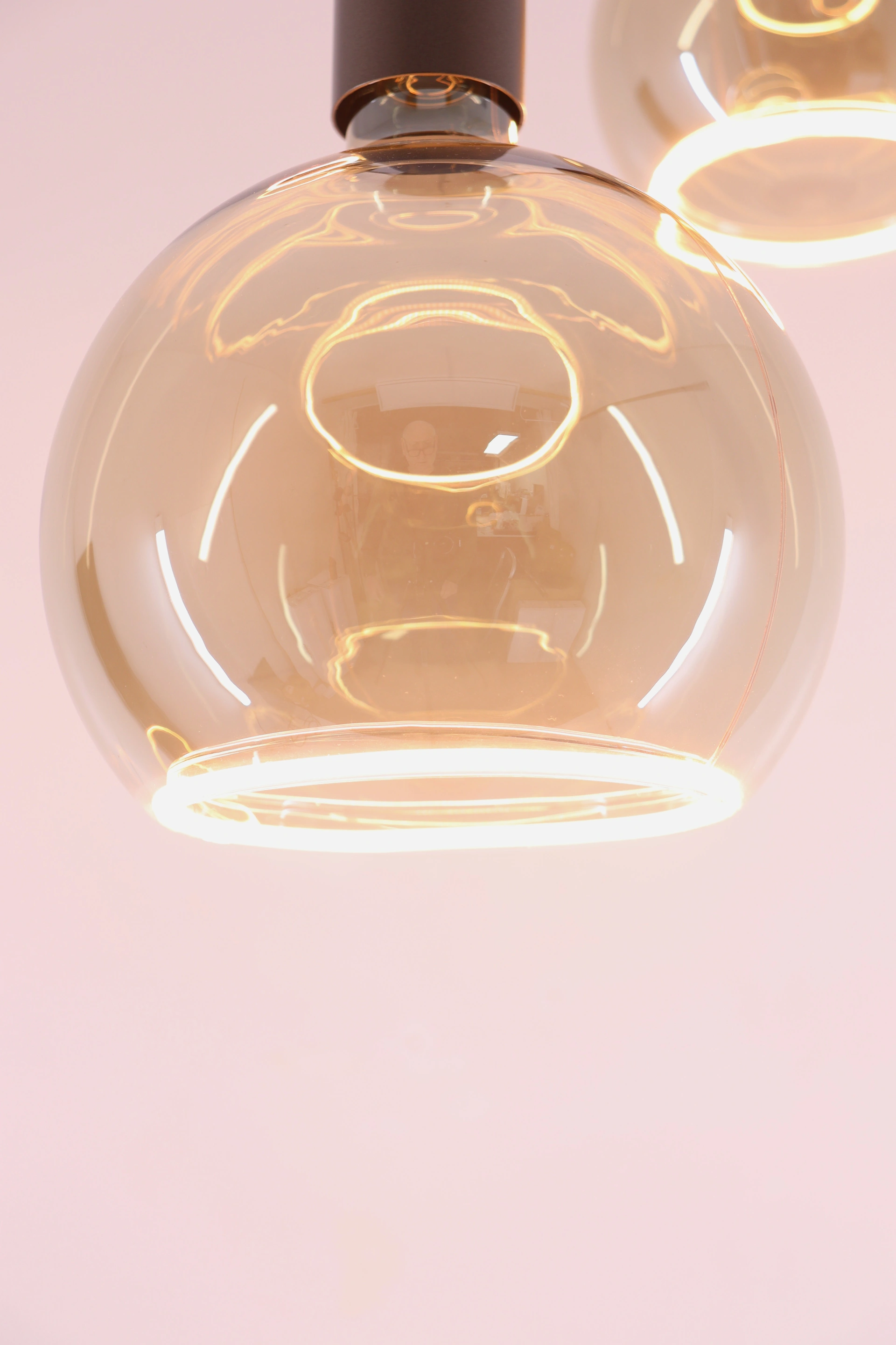 Hanglamp rond cacao - Segula lichtbronnen - 3lichts 50274