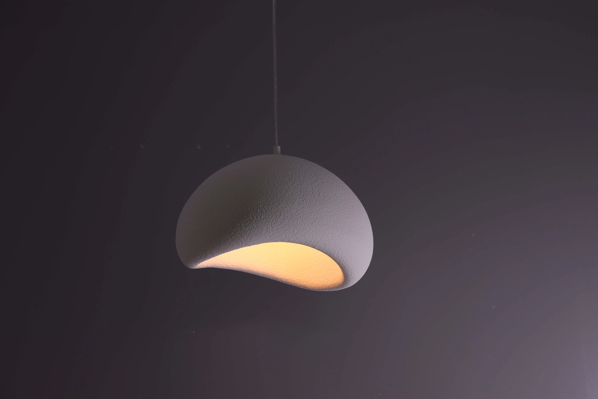 Hanglamp AERE Sandy White Ø 40 cm - Organisch Design 46693