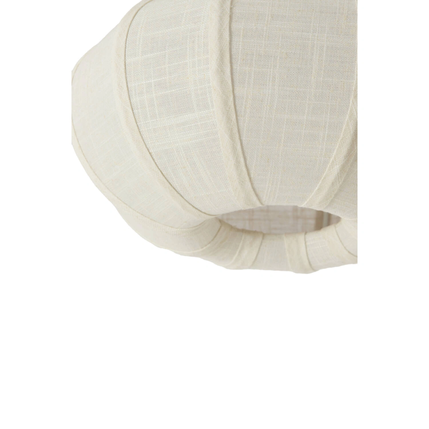 Plafondlamp Linnea natuurlijk linnen - crème wit Ø30 cm 46868