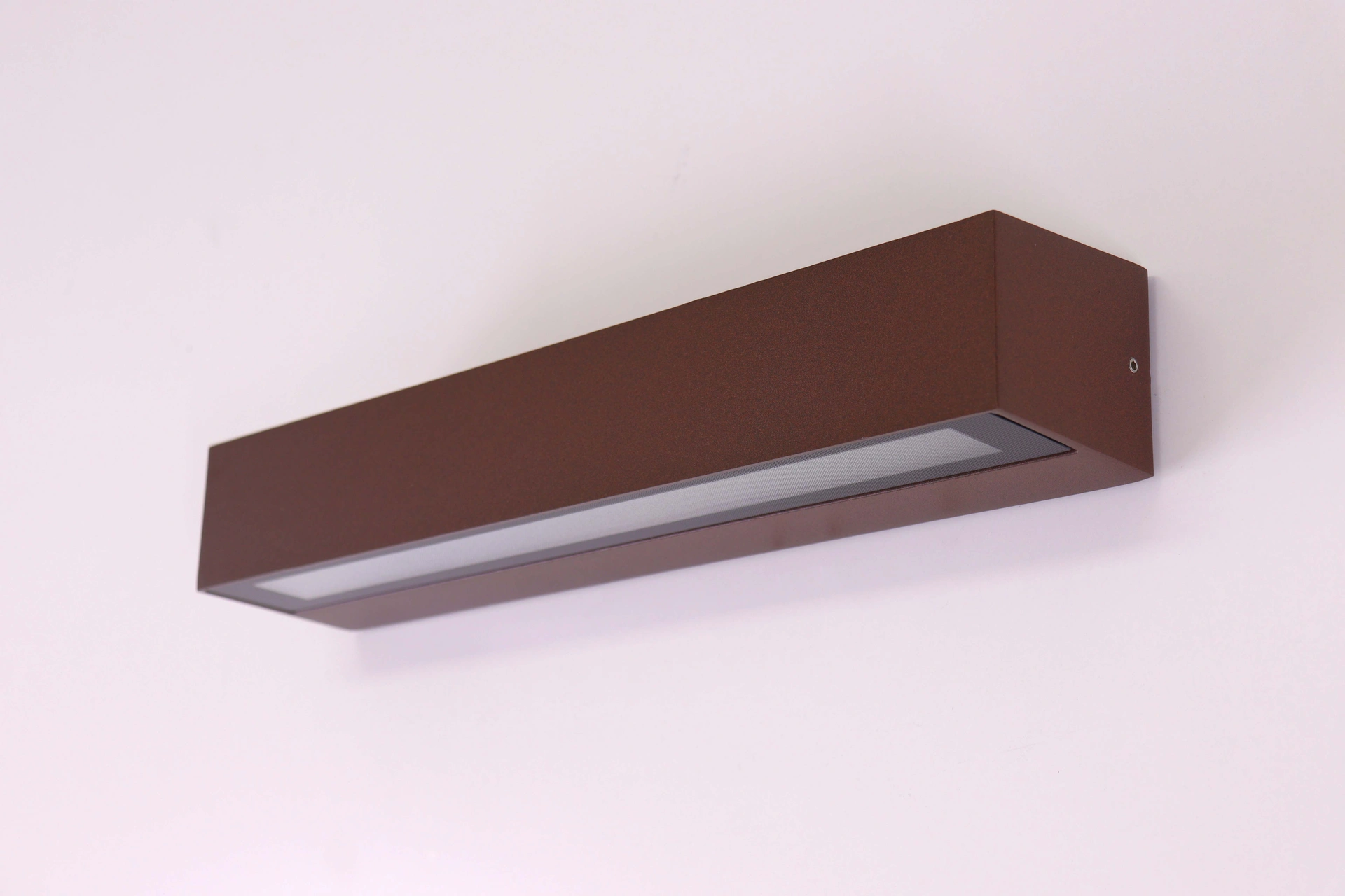 Wandlamp strak dip-switch - roest bruin - 38cm IP65  46678