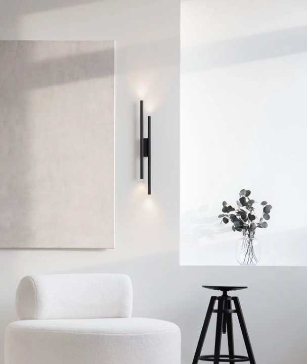 LED wandlamp Sandy Black 60 cm | Instelbare lichtkleur & Triac dimbaar SW10518