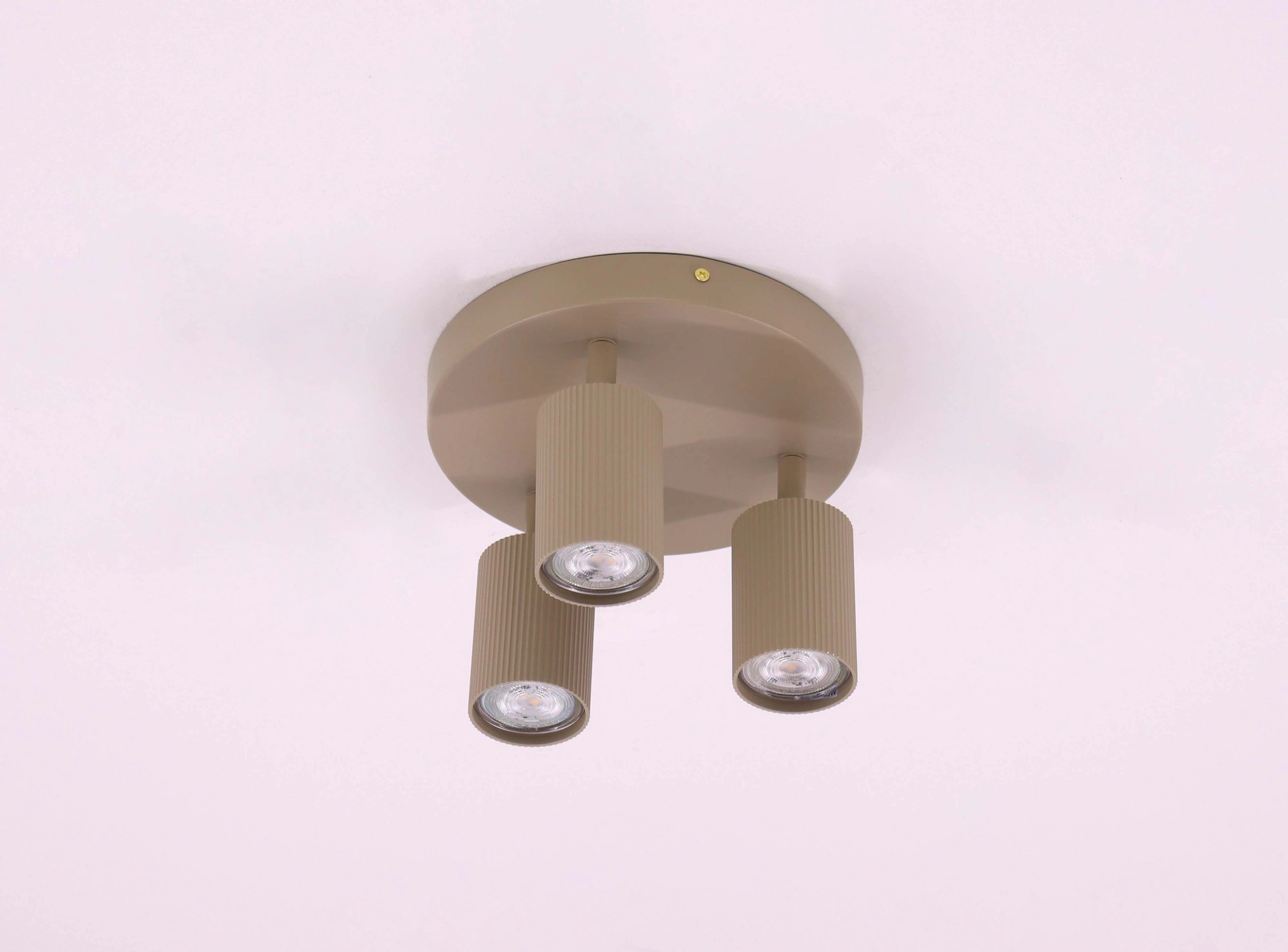 Opbouwspot Zandkleur Dia 20cm gu10 3 Lichts    46773
