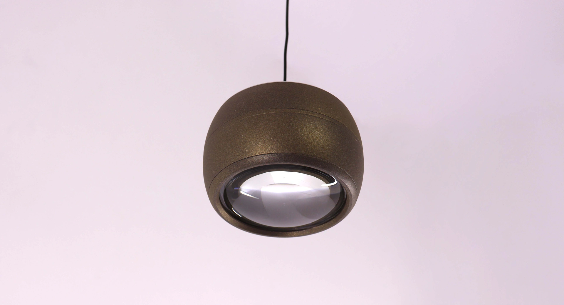 Hanglamp 3 lichts dia 35cm - brons goud - dim to warm   46568