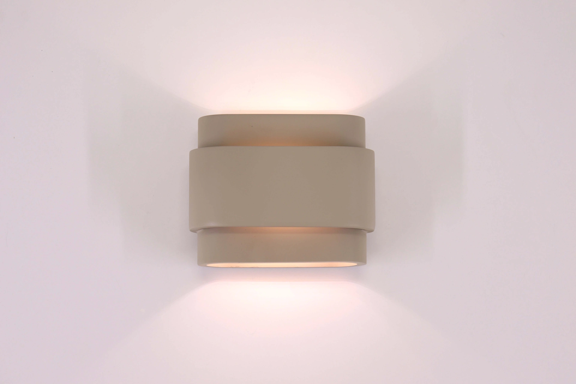 Wandlamp Zand gips up & down 20 cm – 2x G9 fitting