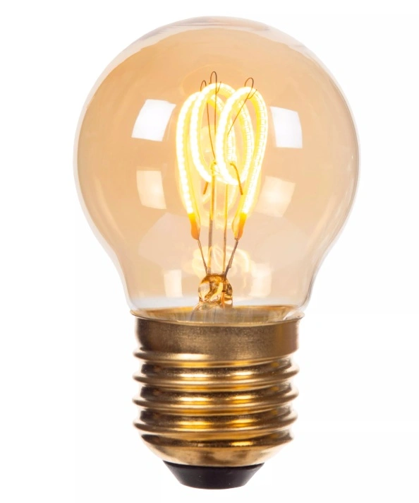 LED lamp 3 watt E27 amber 3-standen 200 lumen 46132