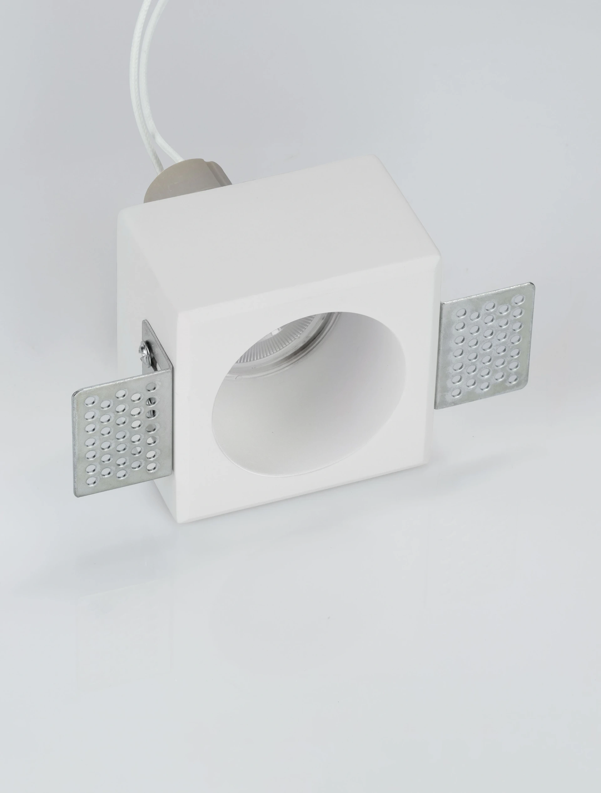 Trimless inbouwspot wit vierkant ronde gat 41819