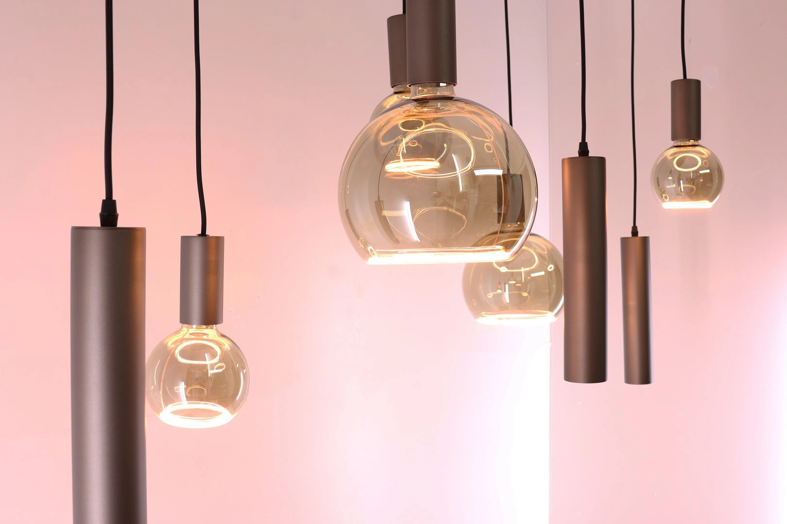 Hanglamp Cacao 8-lichts 135 cm incl. Segula Floating LED en excl. GU10 spots 50275