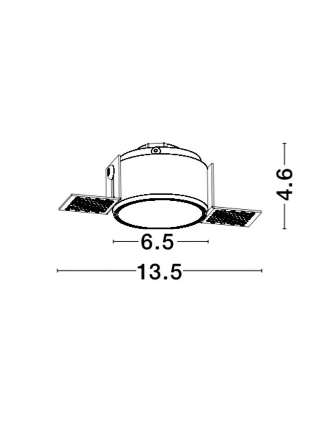 Trimless inbouwspot GU10 Sandy Black - zaagmaat 7,2 cm 42634