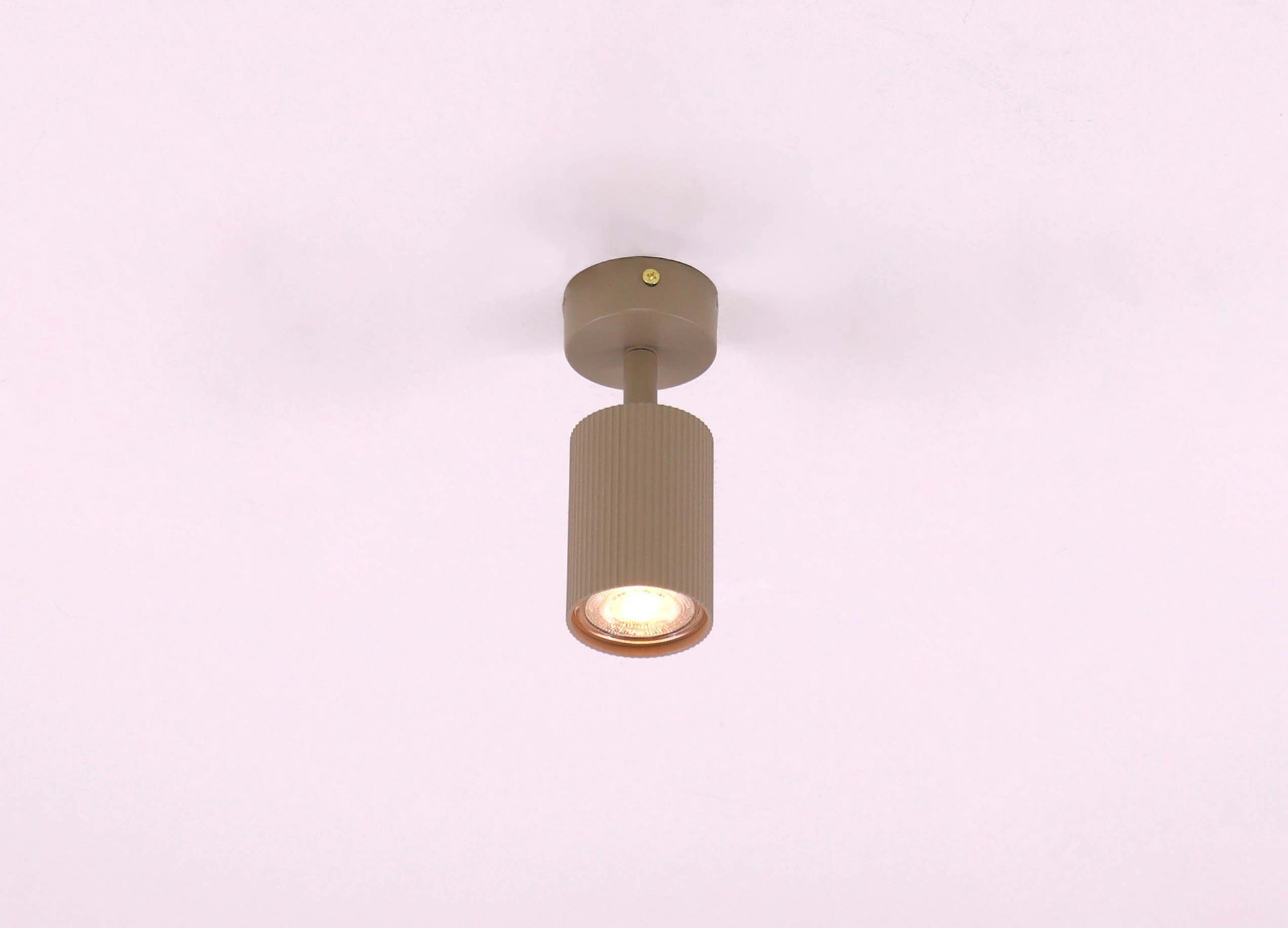 Opbouwspot Zandkleur 6cm gu10 1 Lichts     46771