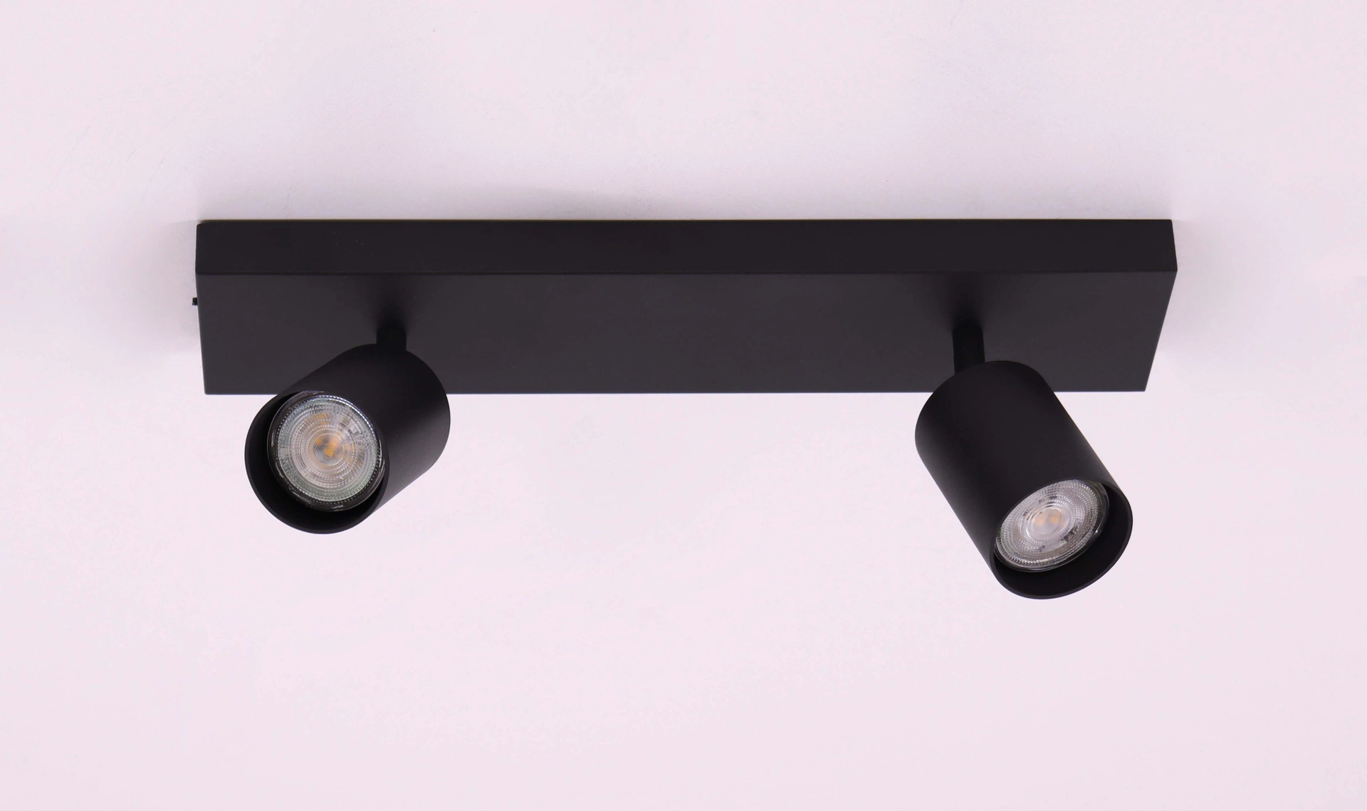 Opbouwspot 2-lichts LED - zwart 40 cm  61143