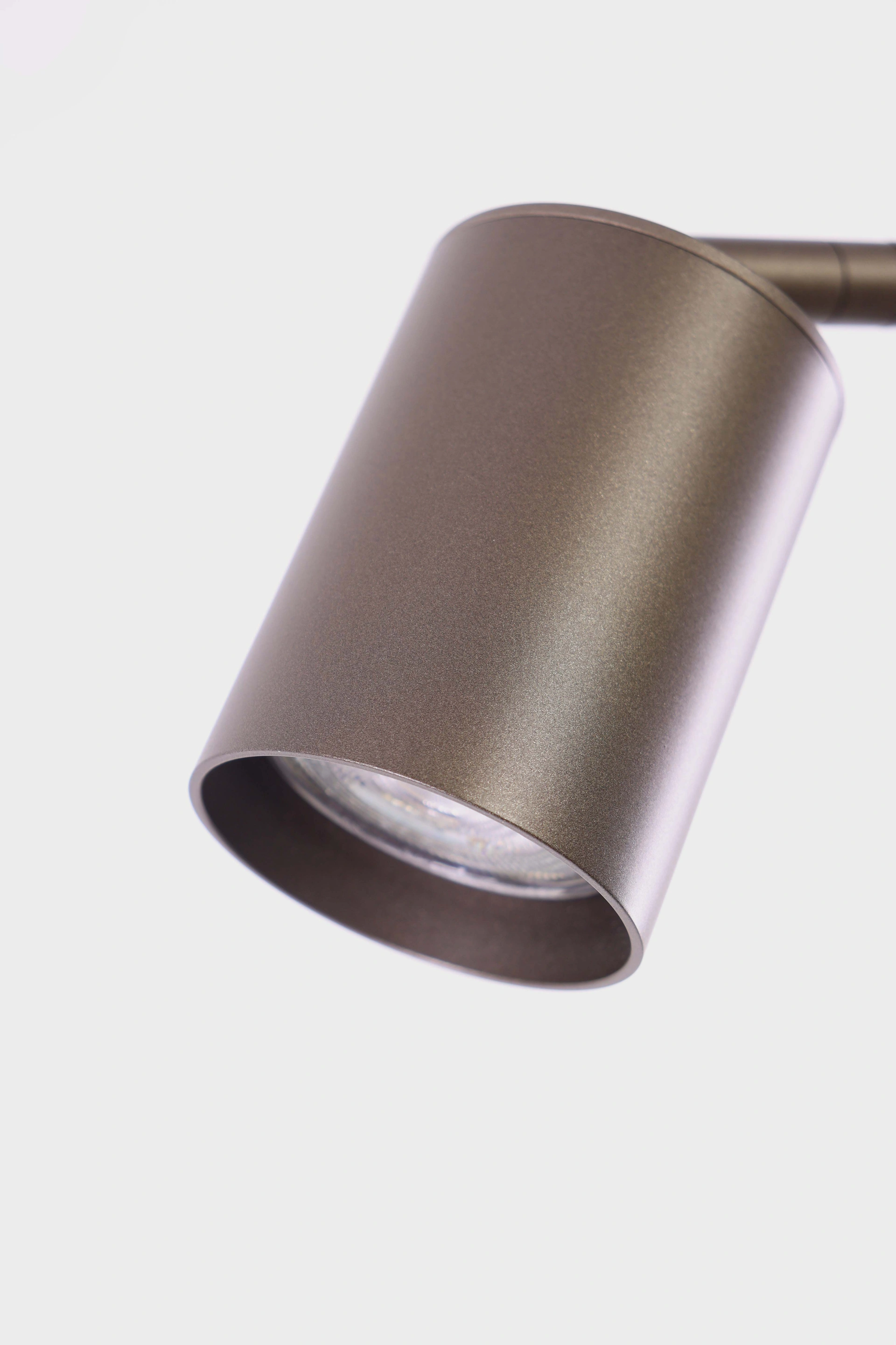 Vloerlamp cacao met 2 spots - Gu10 - 150cm 61225