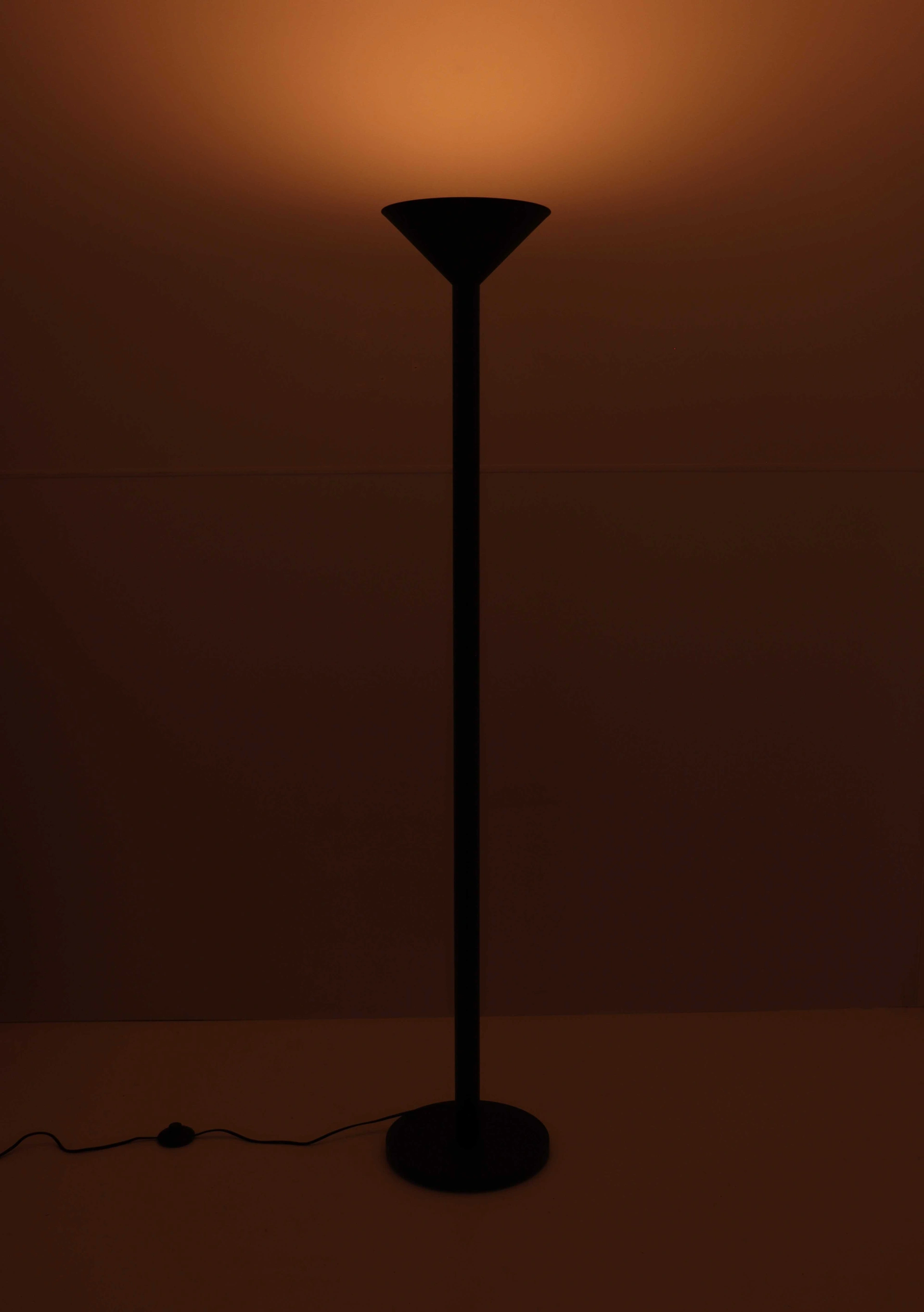Uplighter zwart - Strak model - Hoogte 165cm 46342