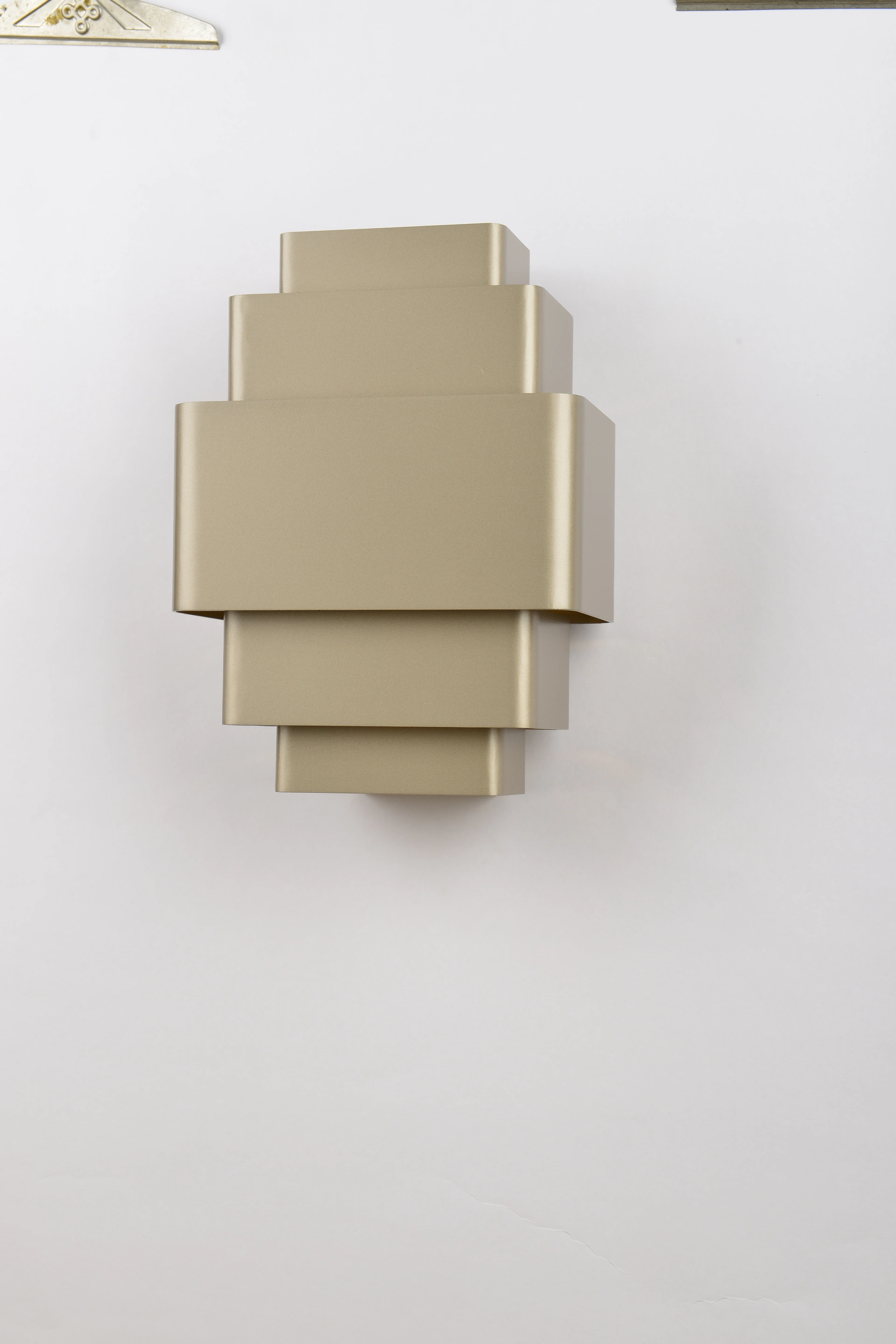 Wandlamp gelaagd Champagne 22 cm hoog - 3 x G9 LED  SW10391