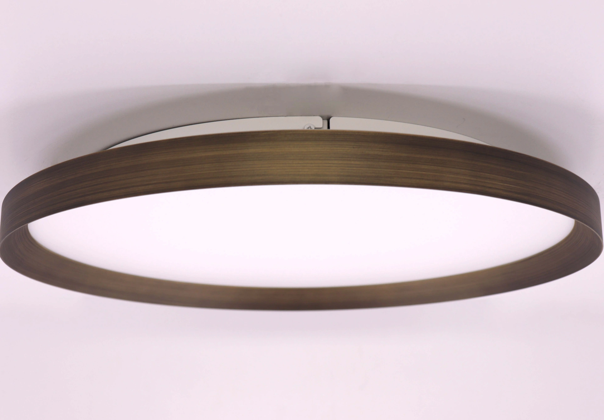 Plafondlamp rond brons dia. 30cm dimbaar 46619