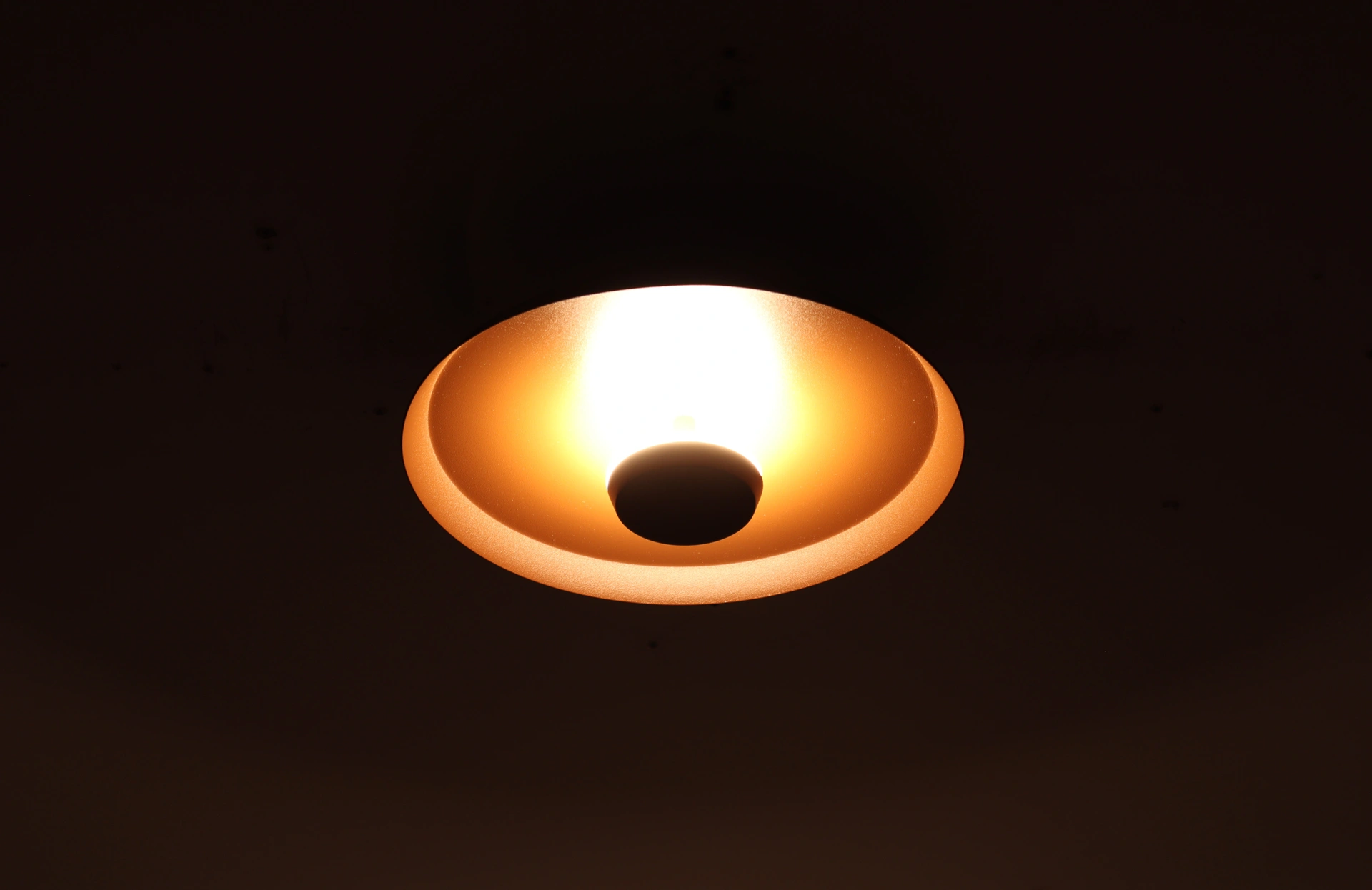 Plafondlamp rond 25cm donkerbruin - CCT dip switch niet dimbaar  46808