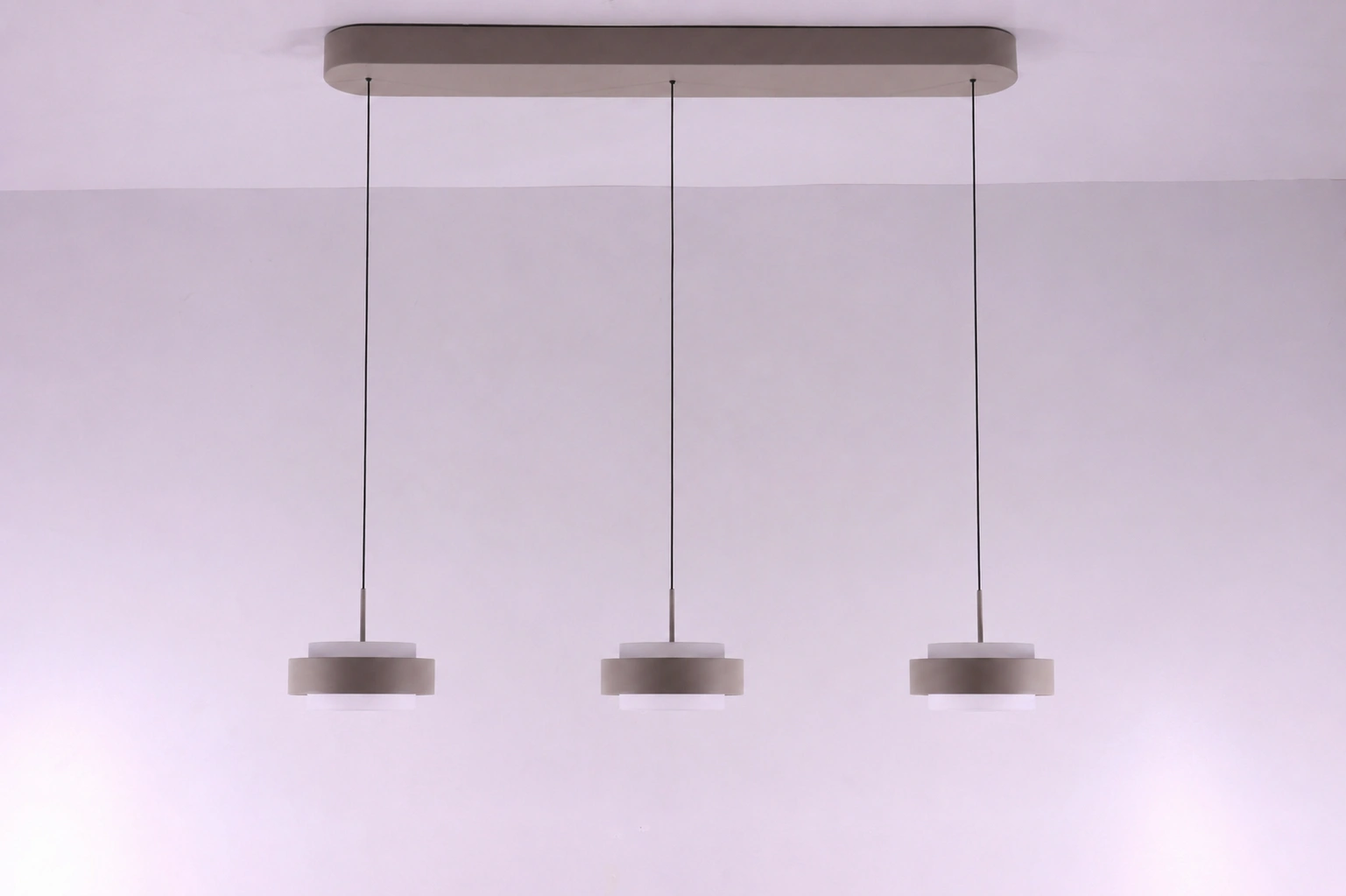 hanglamp 3lichts creme - lengte 90cm - Comfortlift functie 46230