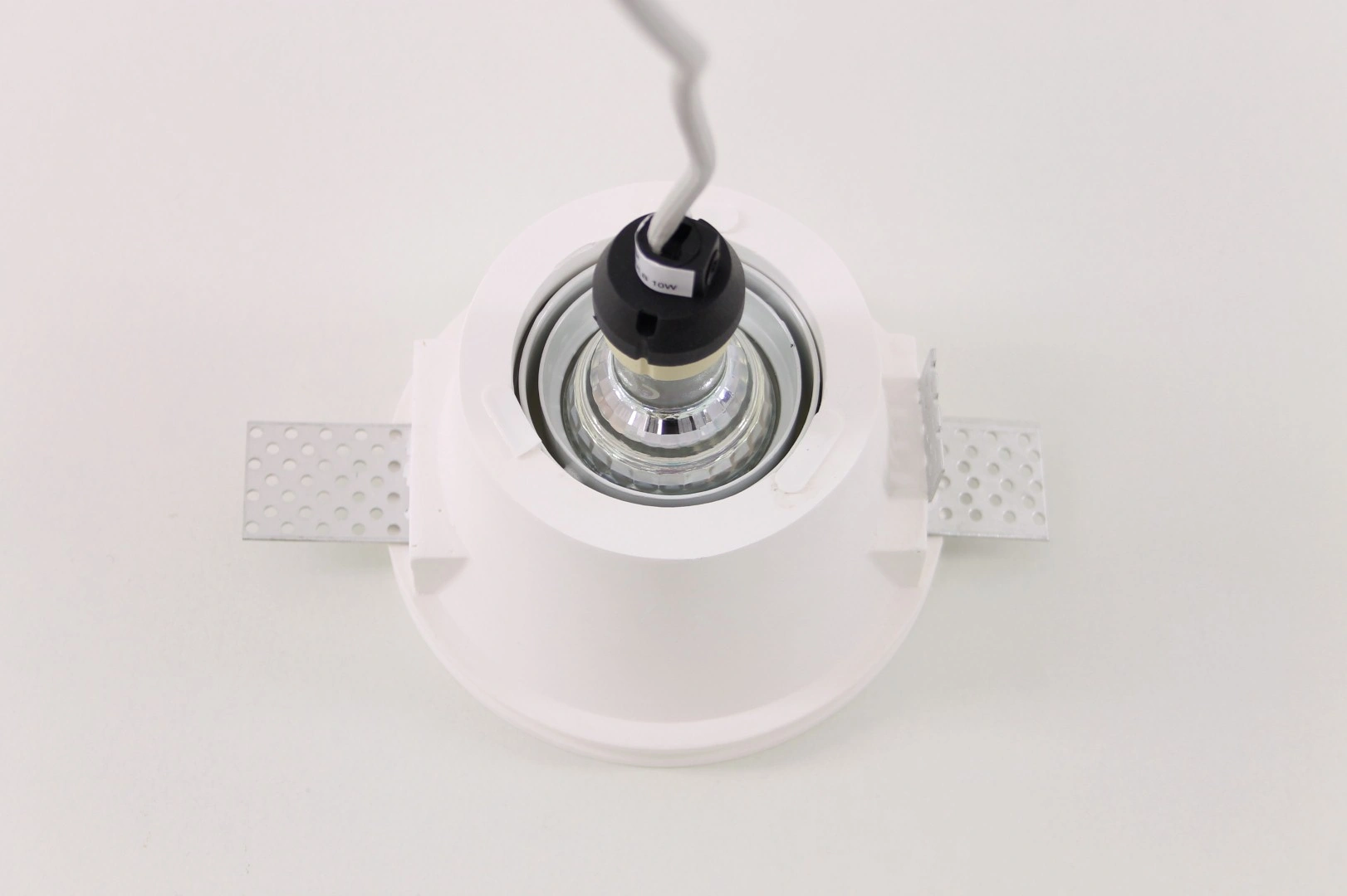 Trimless inbouwspot wit rond kantelbaar - diameter 12,5 cm 40447