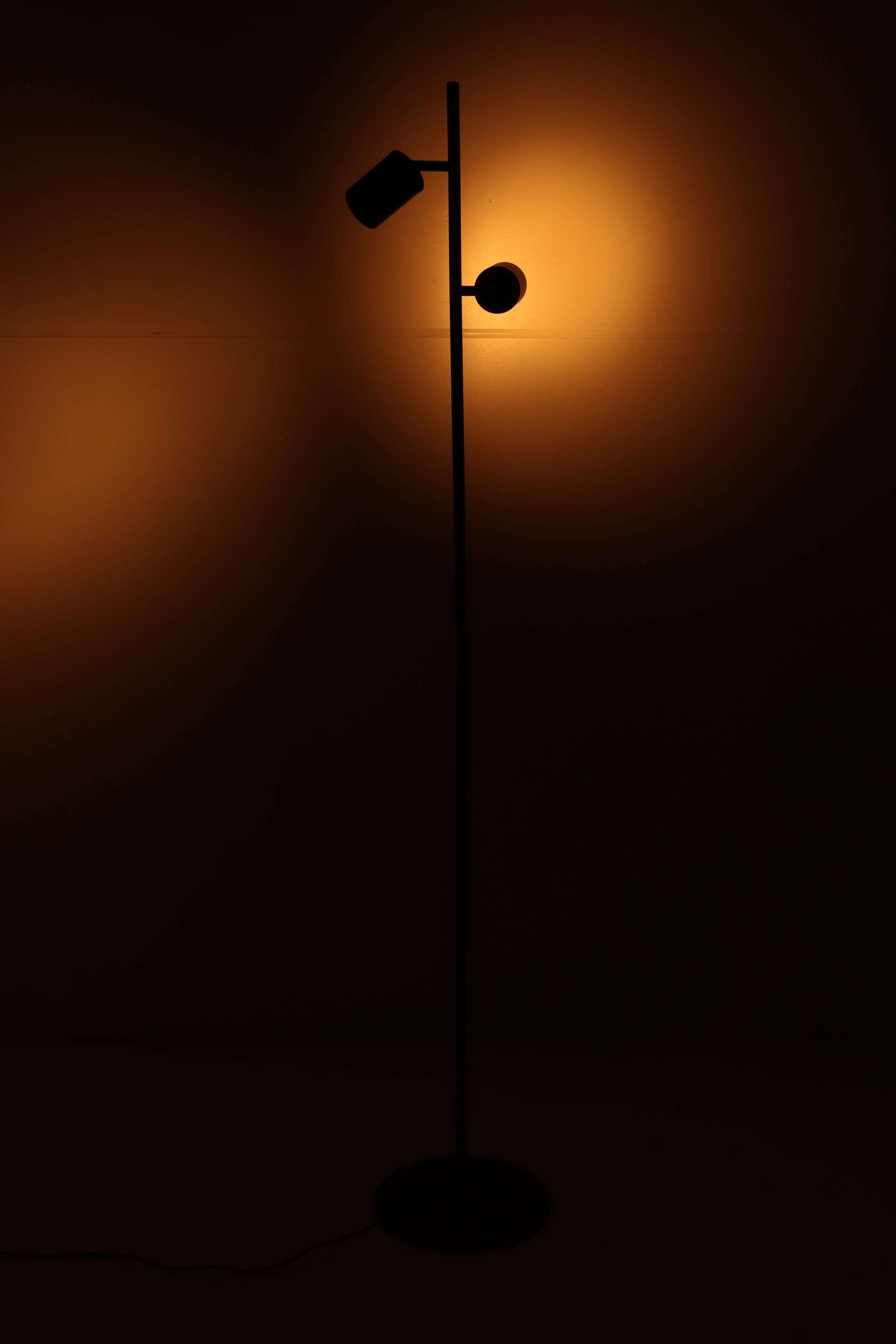 Vloerlamp cacao met 2 spots - Gu10 - 150cm 61225