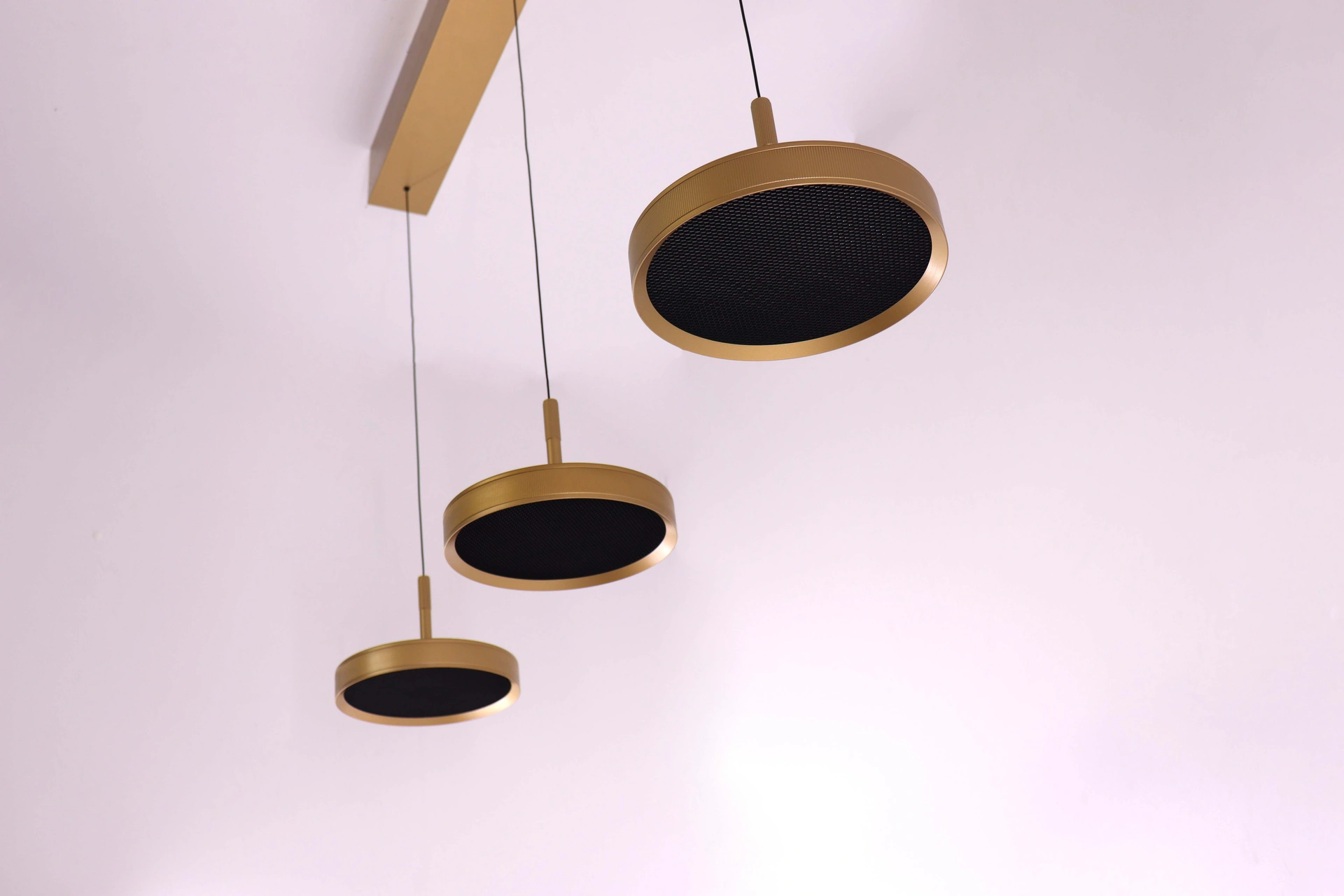 Hanglamp warm goud - 4 lichts 150cm - easy lift 53010