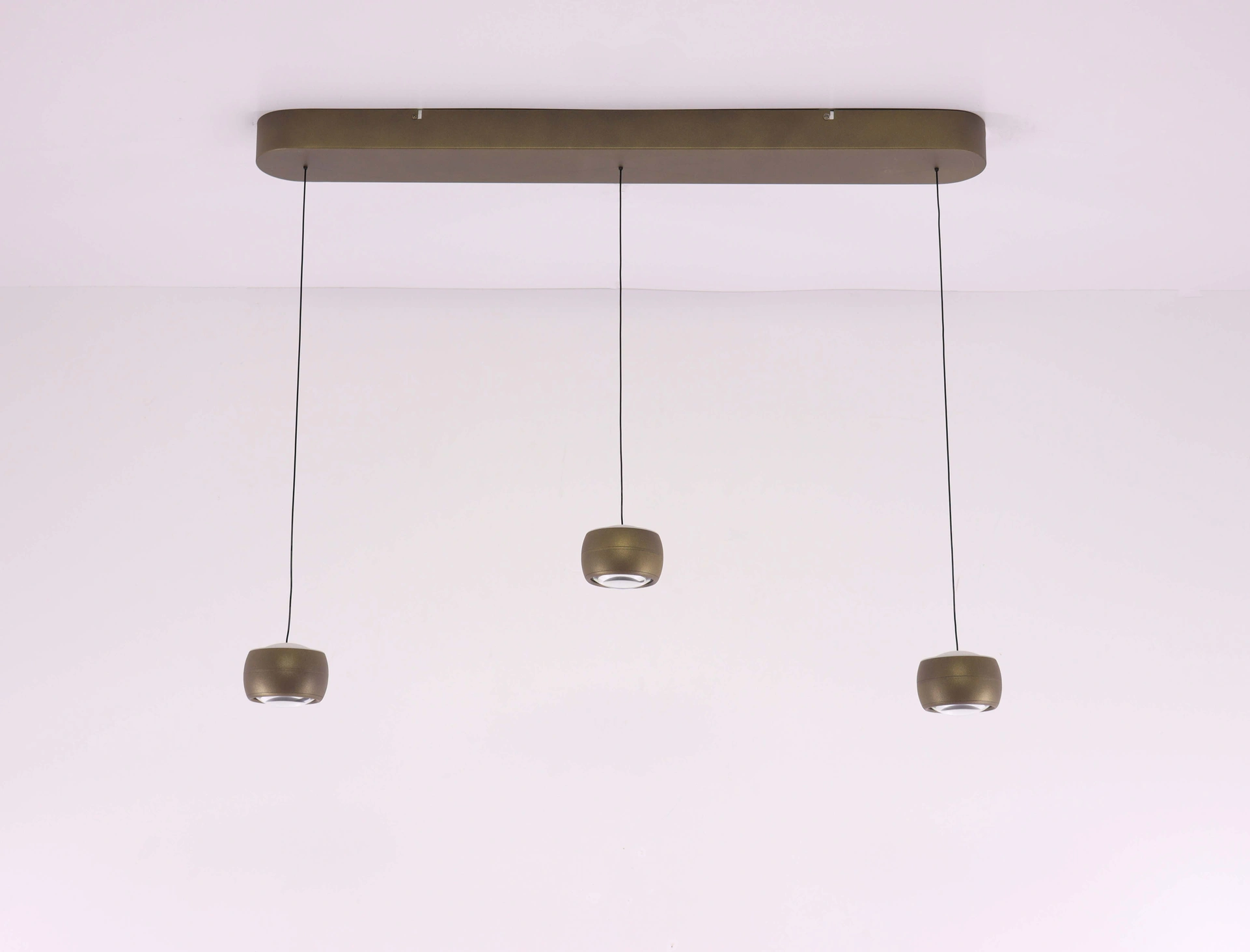 Hanglamp 3 lichts Lengte 120cm - brons goud - dim to warm 46569