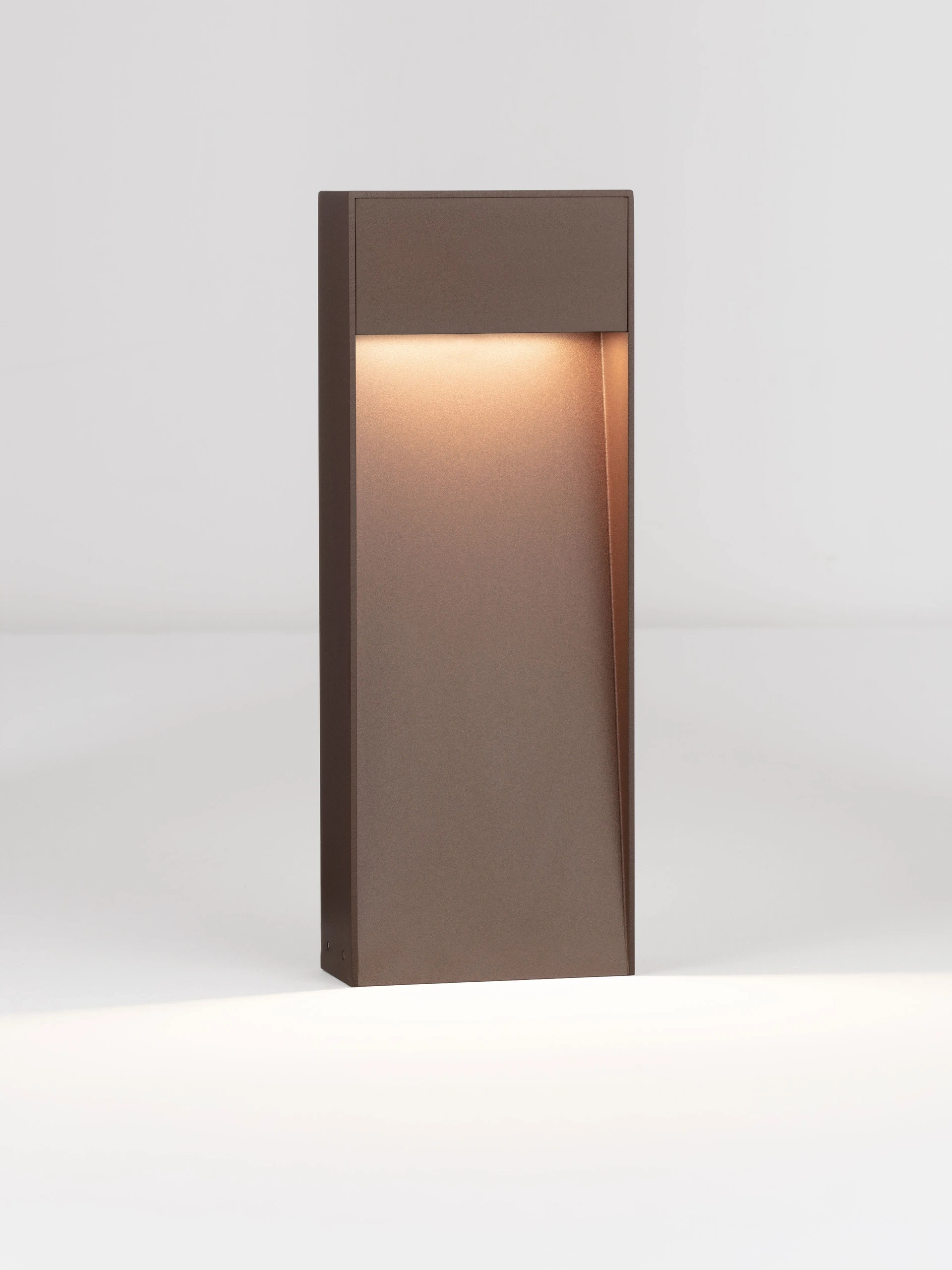 LED Tuinlamp Novaro - roestbruin – 35 cm – Instelbare lichtkleur SW10569