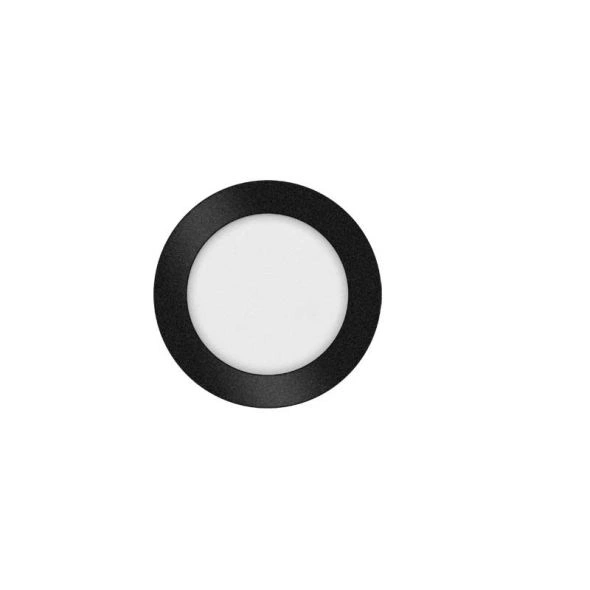 Plafondlamp LED rond zwart 17cm IP44 45589