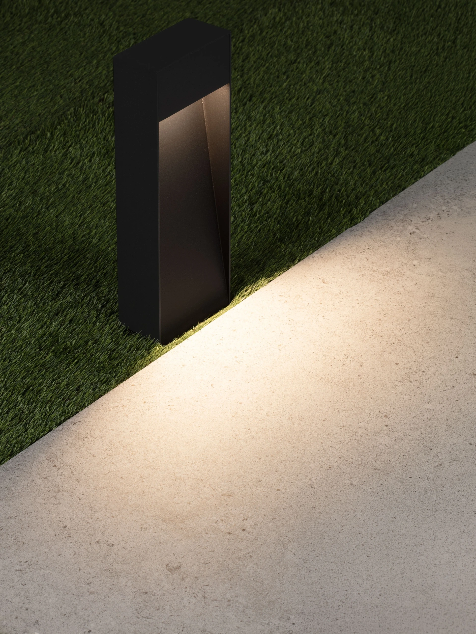 LED Tuinlamp Novaro - zwart – 35 cm – Instelbare lichtkleur SW10568