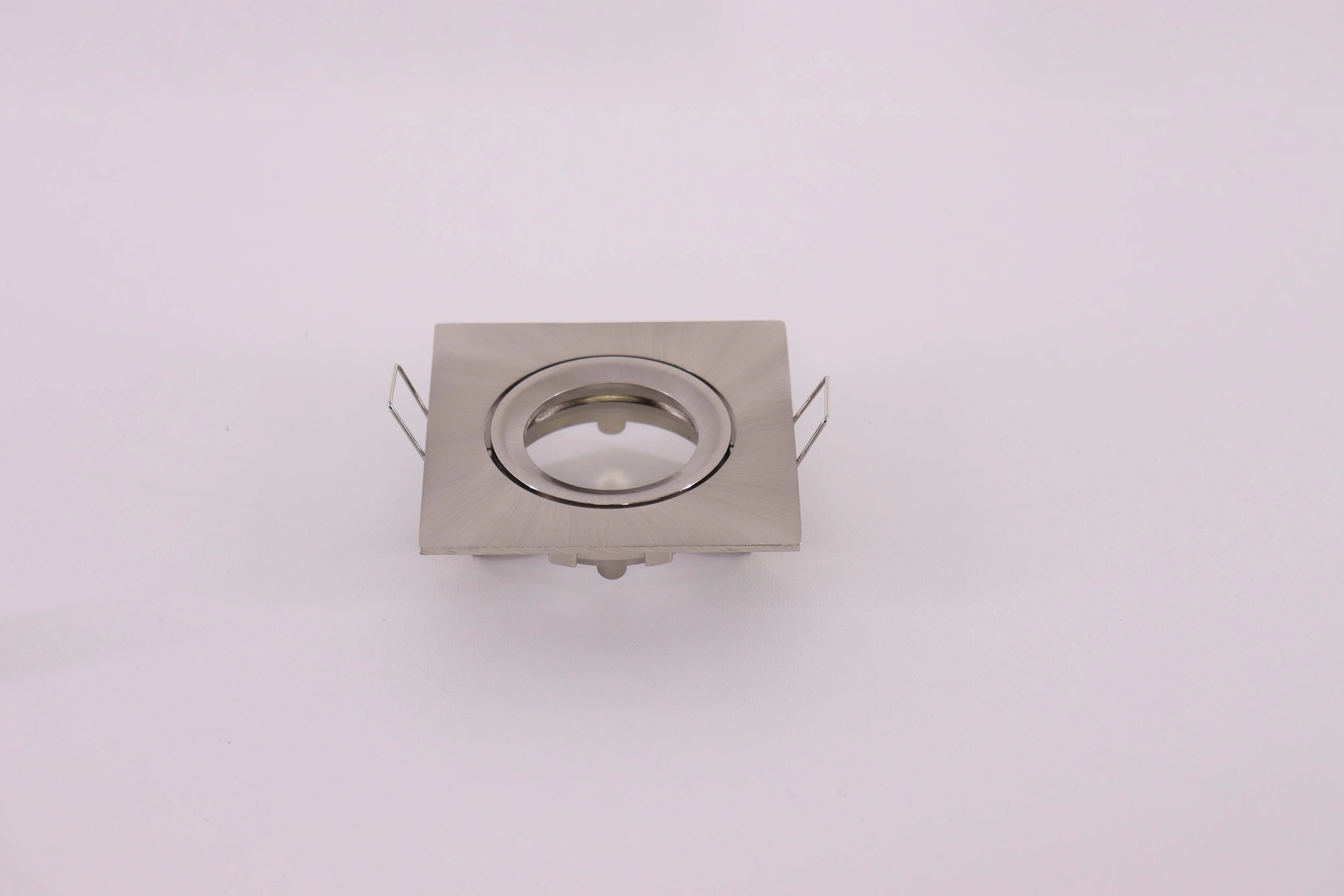Rvs vierkant inbouwspot - Zaagmaat 7,4cm - Kantelbaar  46666
