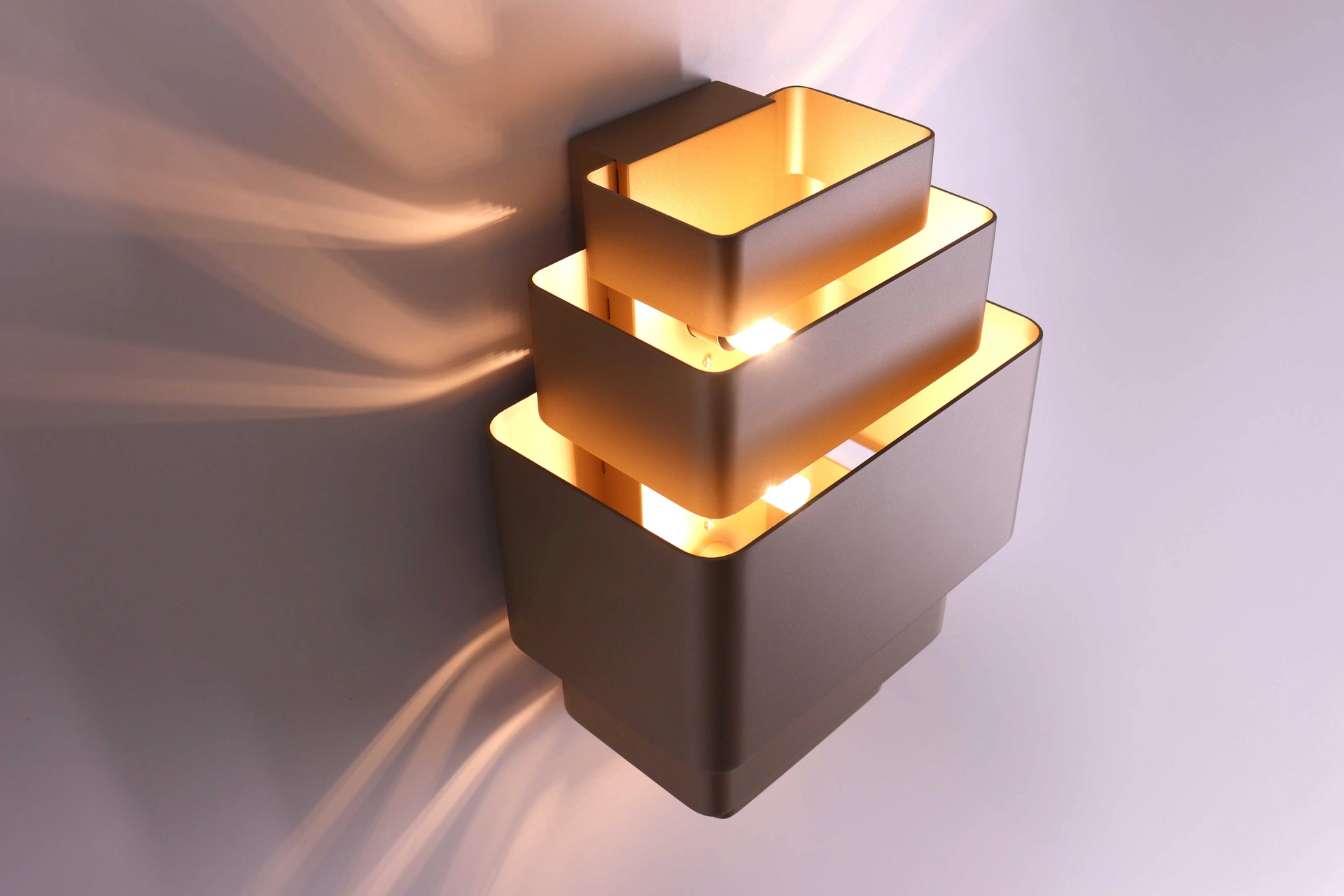 Wandlamp Layers - Champagne - 3  x G9 -  28cm hoog 46363