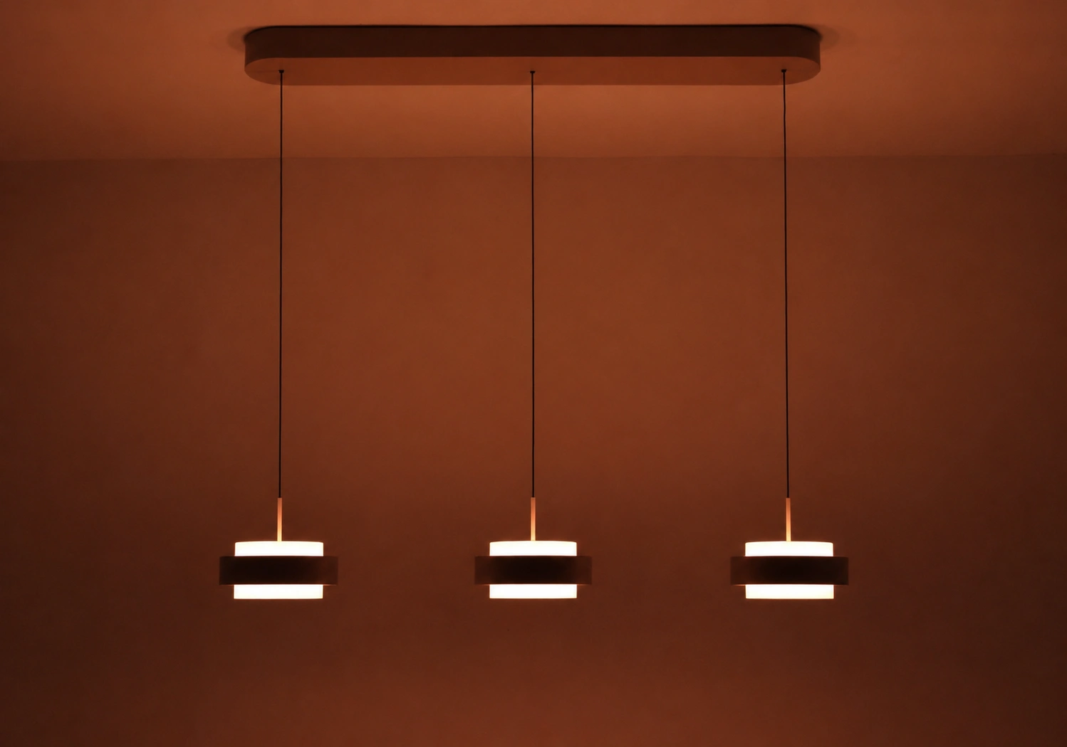 hanglamp 3lichts creme - lengte 90cm - Comfortlift functie 46230
