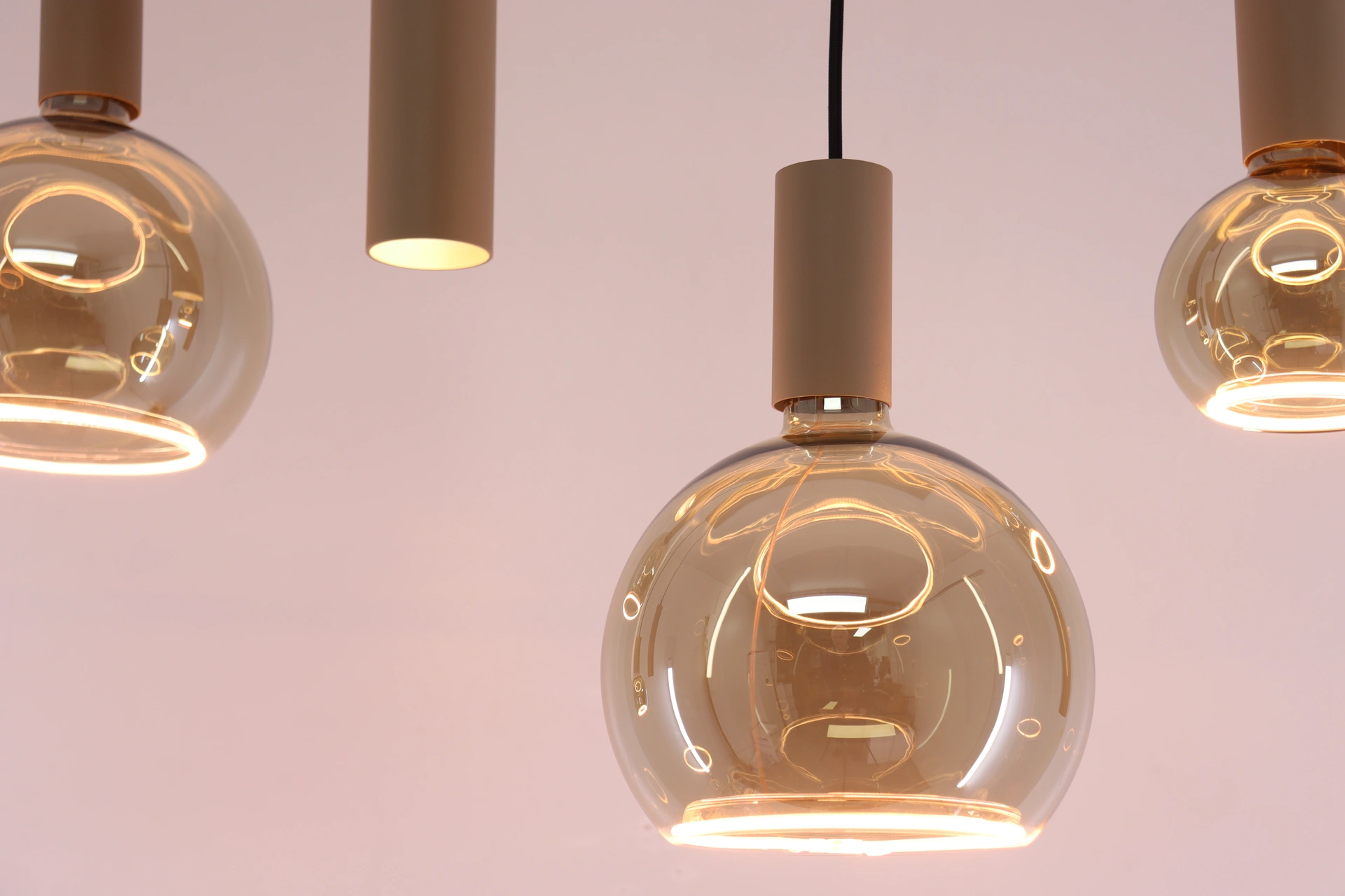 Hanglamp zand 7-lichts - Segula floating LED met kokers - Lengte 130cm  50268