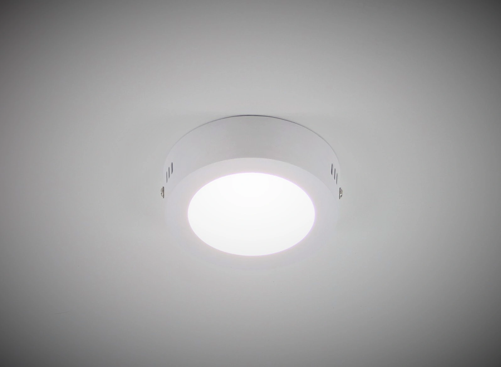 Plafondlamp LED rond wit 12cm 37286