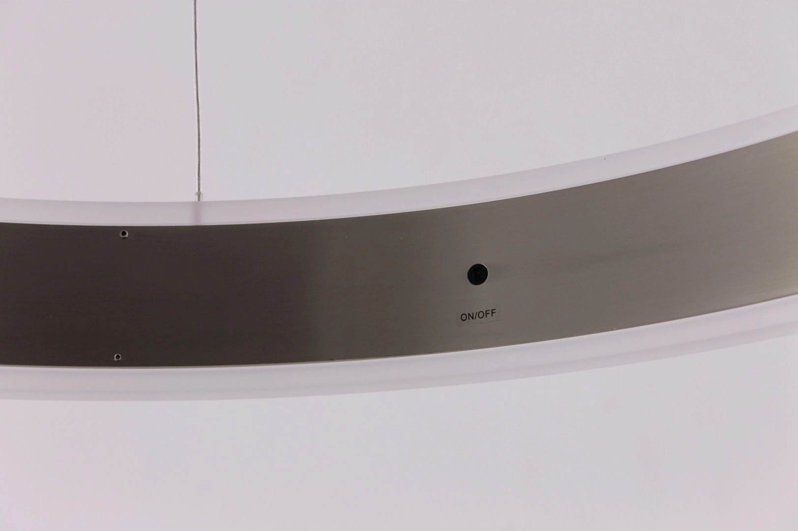 Hanglamp LED cirkel rvs 60cm 41531