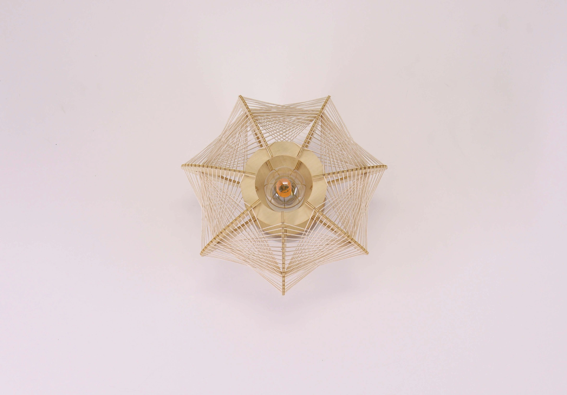 Japandi Plafondlamp van Natuurhout 46762