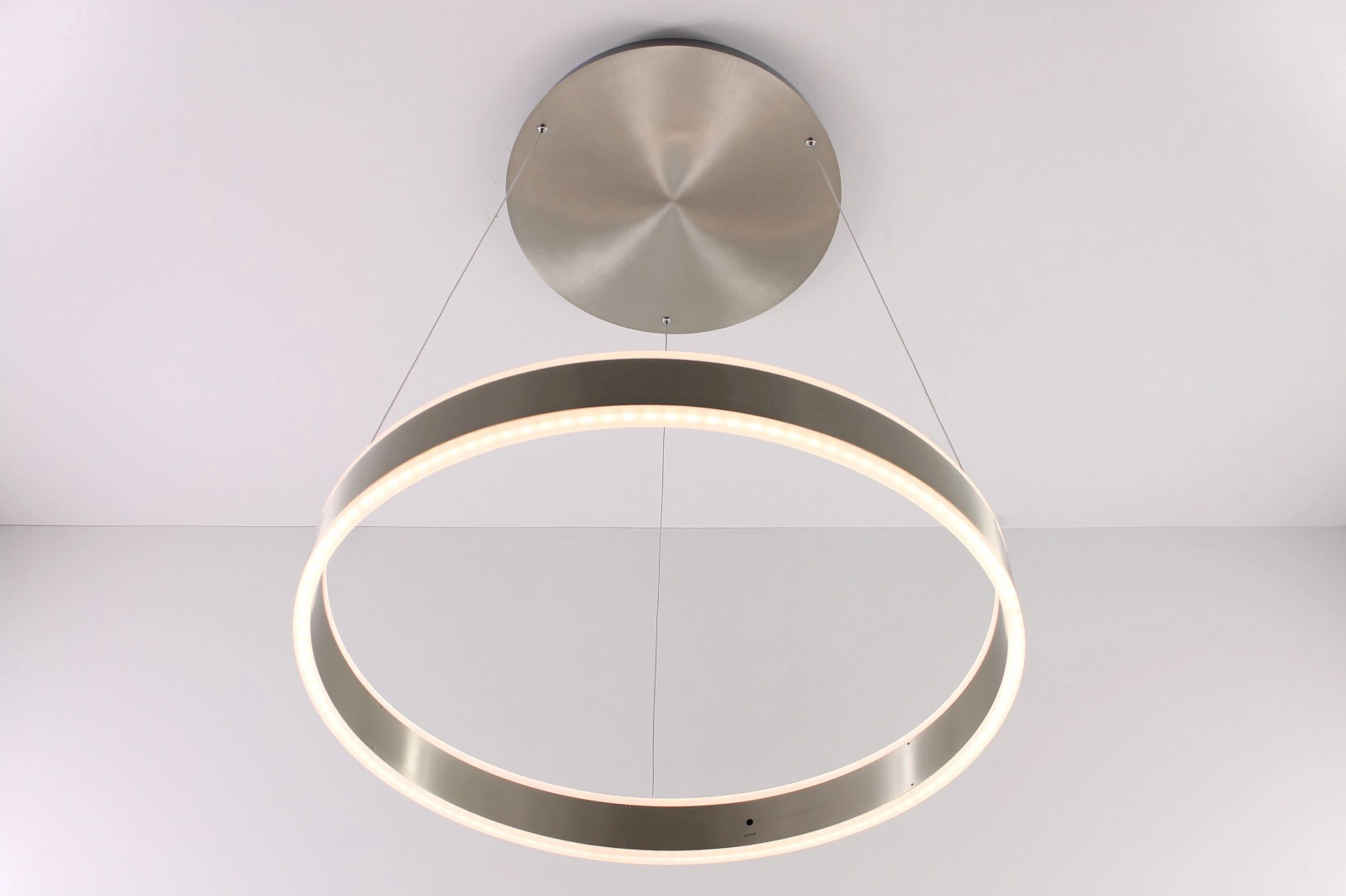 Hanglamp LED cirkel rvs 60cm 41531