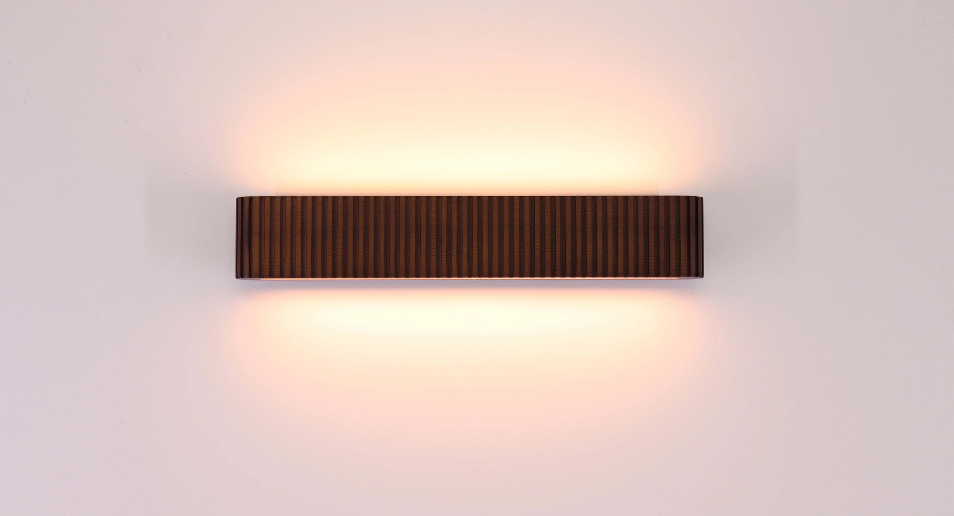 Wandlamp Donkerbruin Houtlook – LED Up & Down – CCT 2200-3000K – Dimbaar 47009