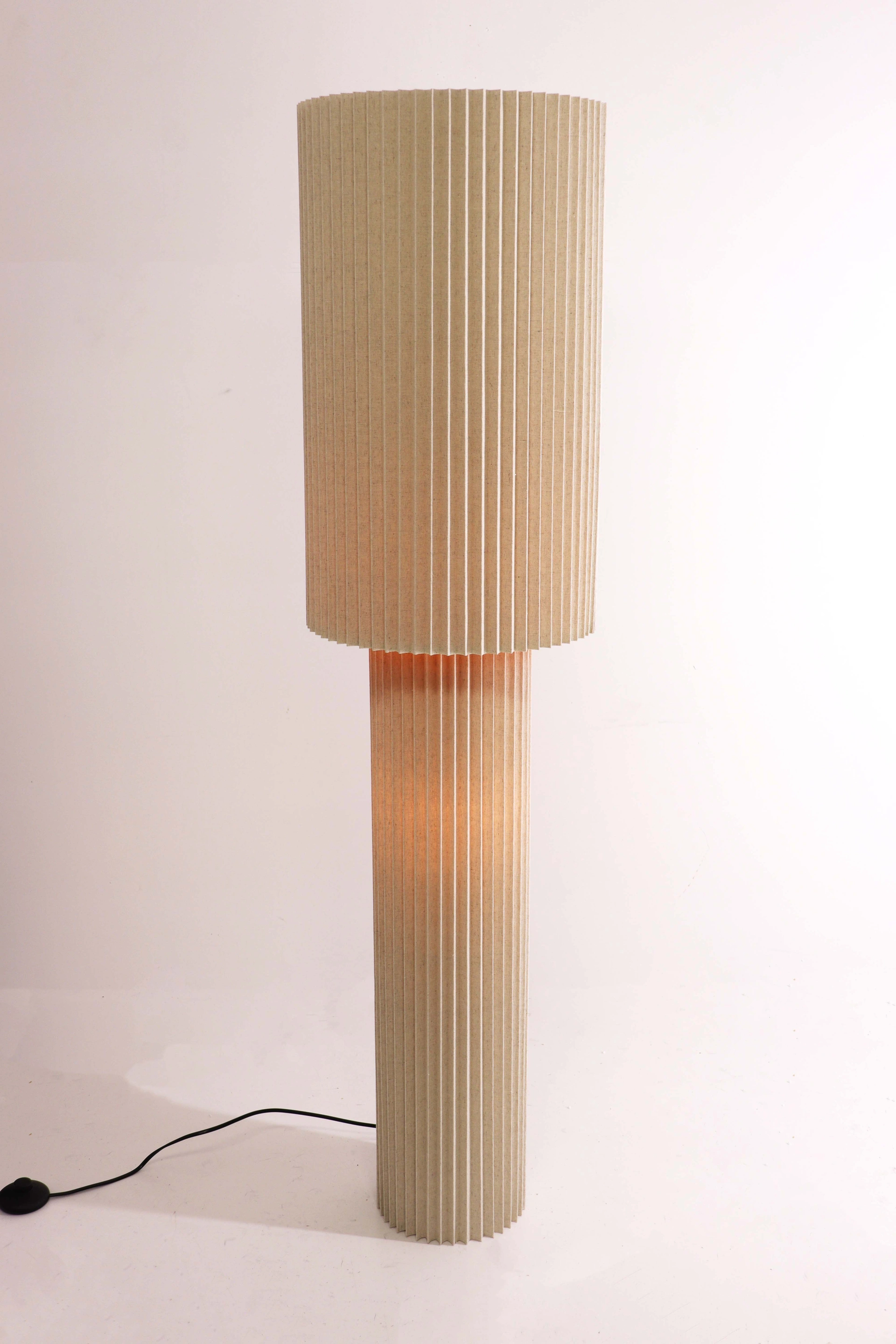 Vloerlamp linnen - Hoogte 140cm 46545