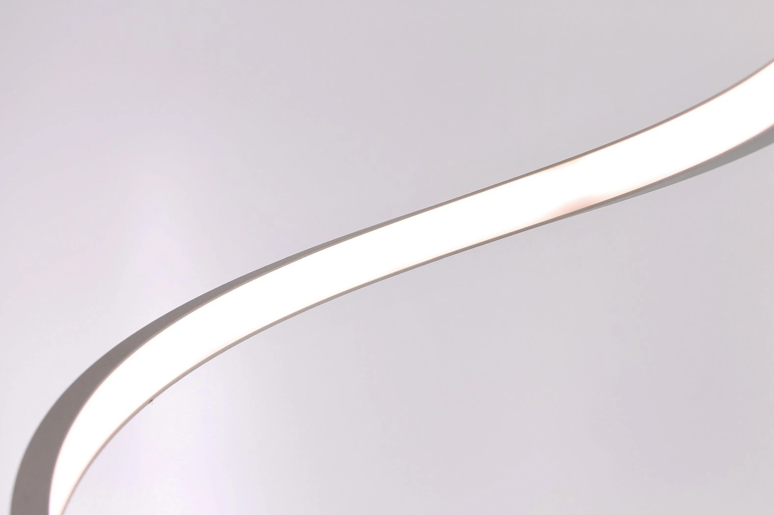 Spiraal plafondlamp LED 71 cm, design plafondlamp grijs wit 38566