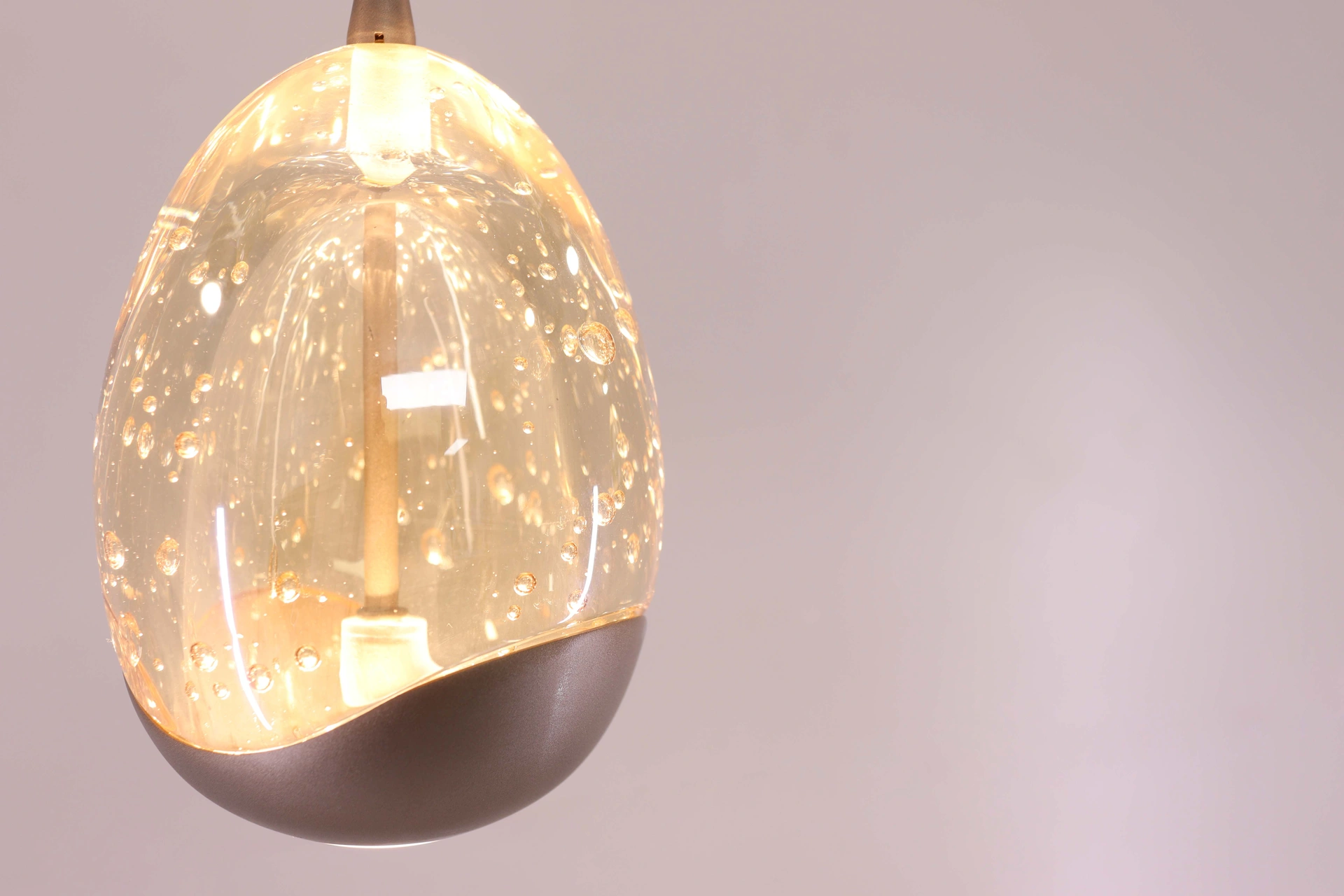 Hanglamp 5 lichts champagne Egg 46593