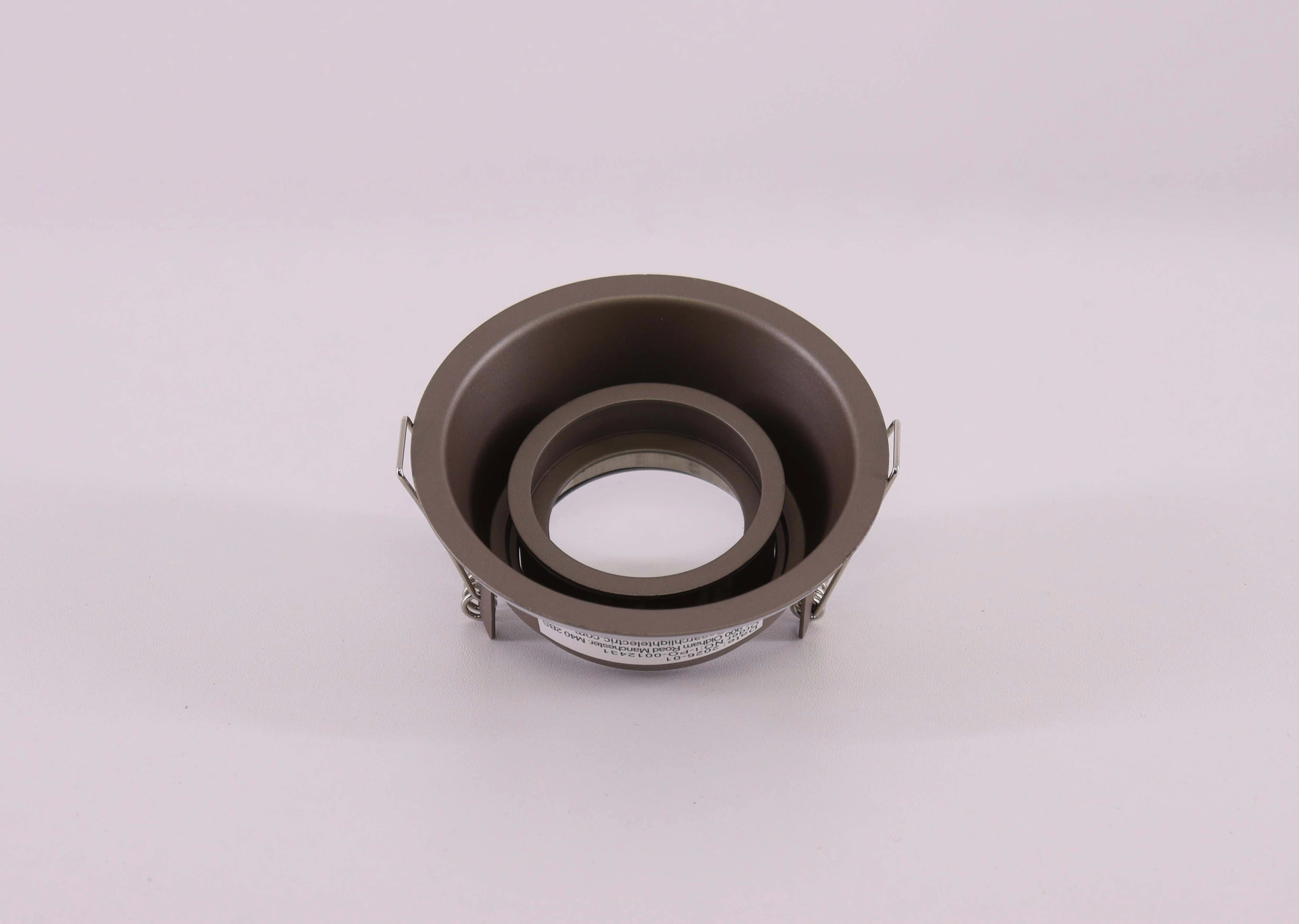 Bronzen inbouwspot IP65 – geschikt voor badkamer 46796