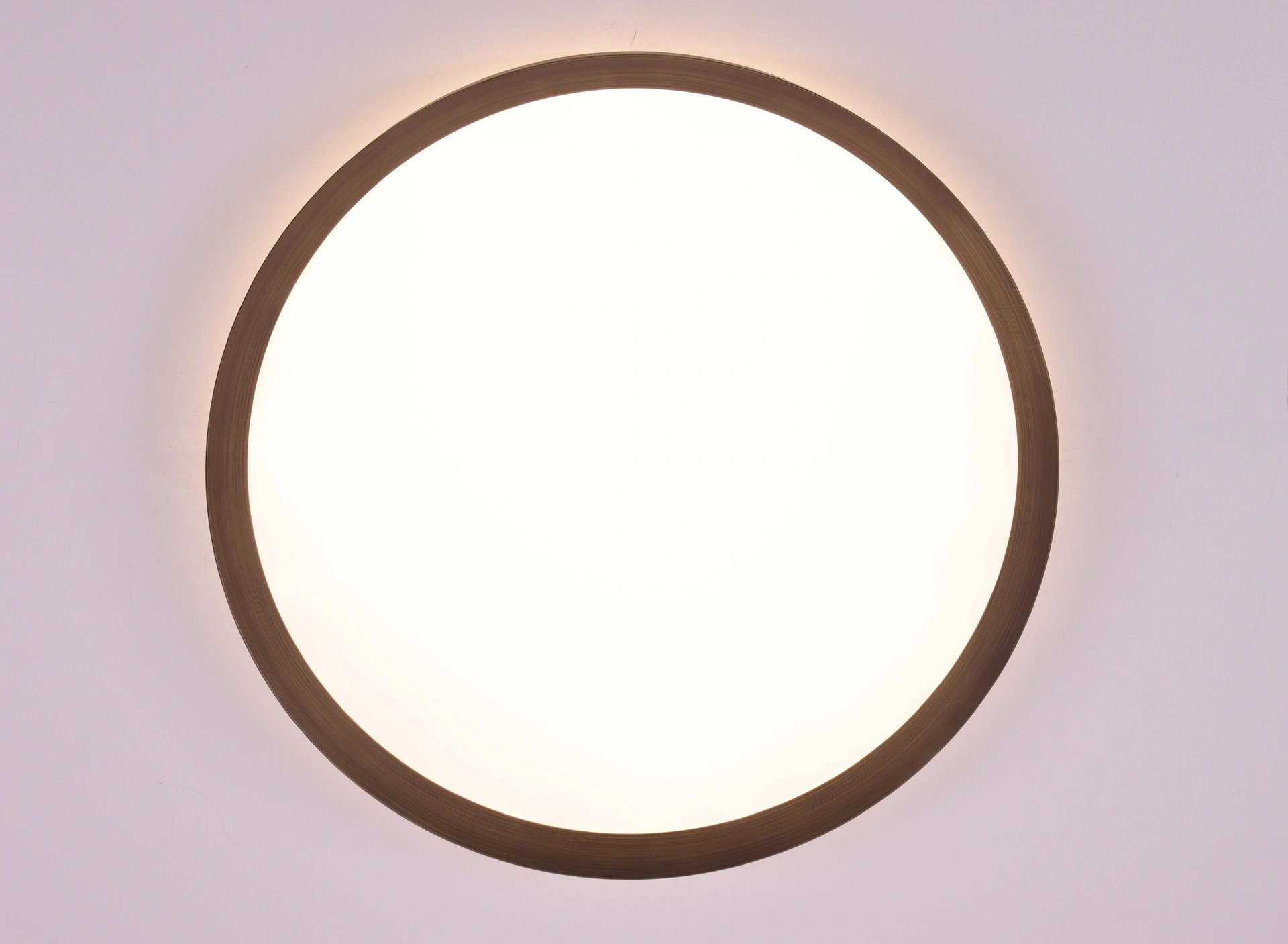 Plafondlamp rond brons dia. 50cm dimbaar  46618