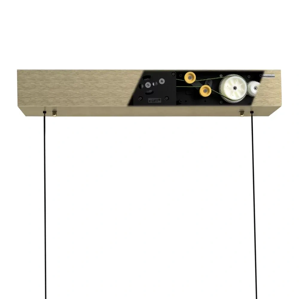 Hanglamp easy Lift + e-Slide L 120-200 cm Mat Goud 45826