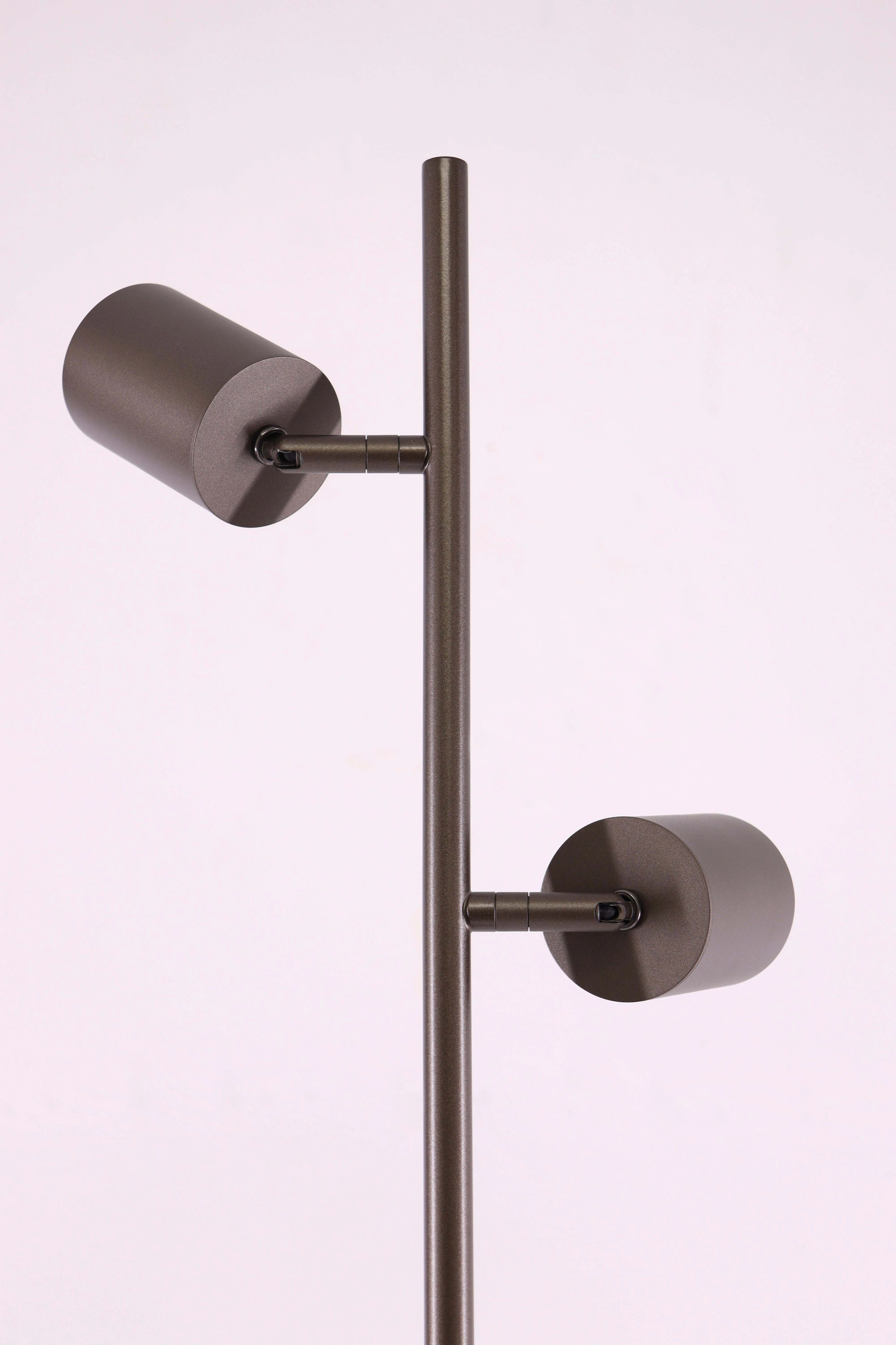 Vloerlamp cacao met 2 spots - Gu10 - 150cm 61225