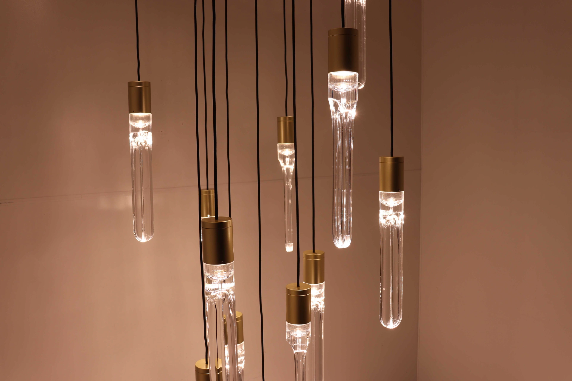 Videlamp 13 lichts acrylglas 350 cm warm wit dimbaar 53000