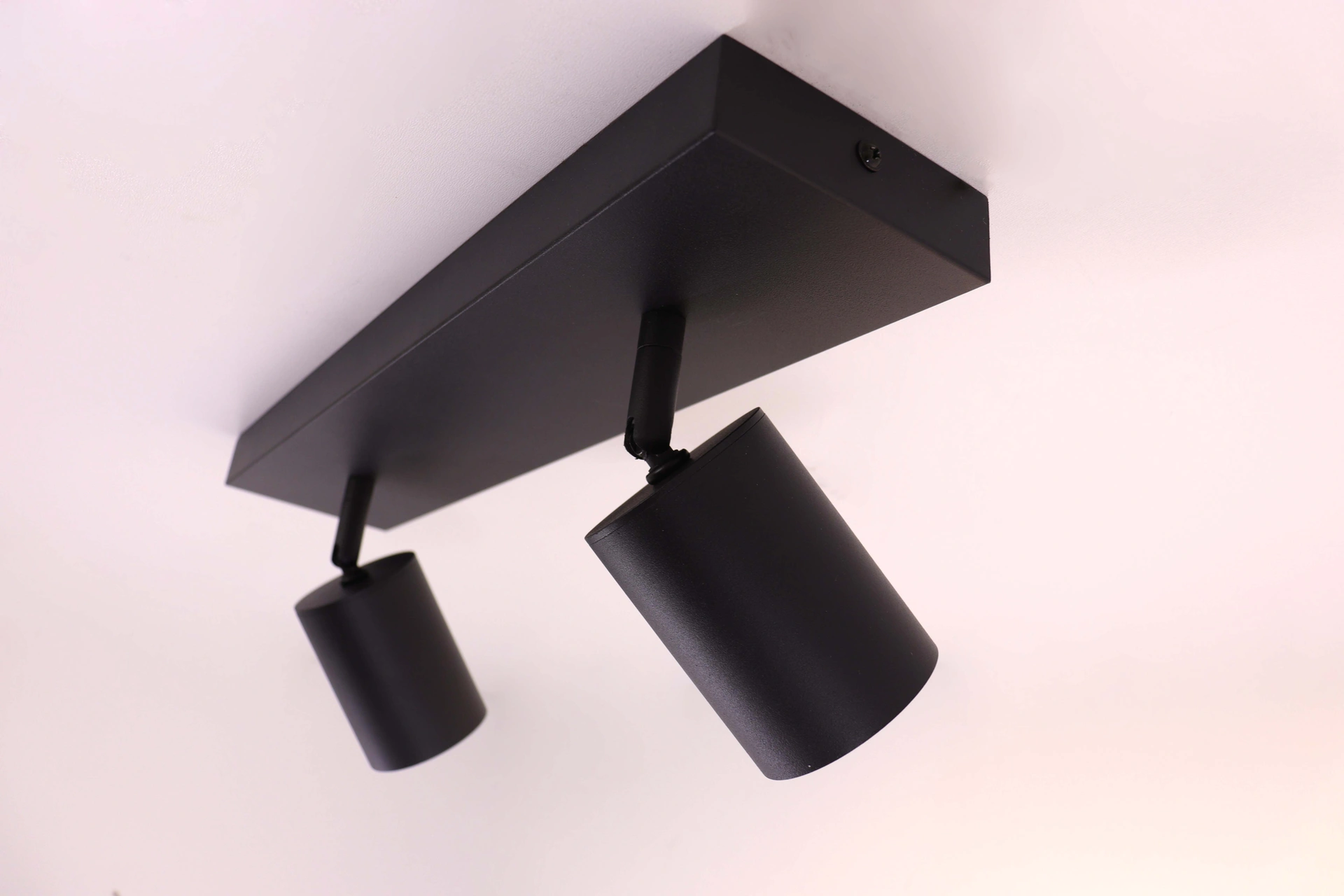 Opbouwspot 2-lichts LED - zwart 40 cm  61143